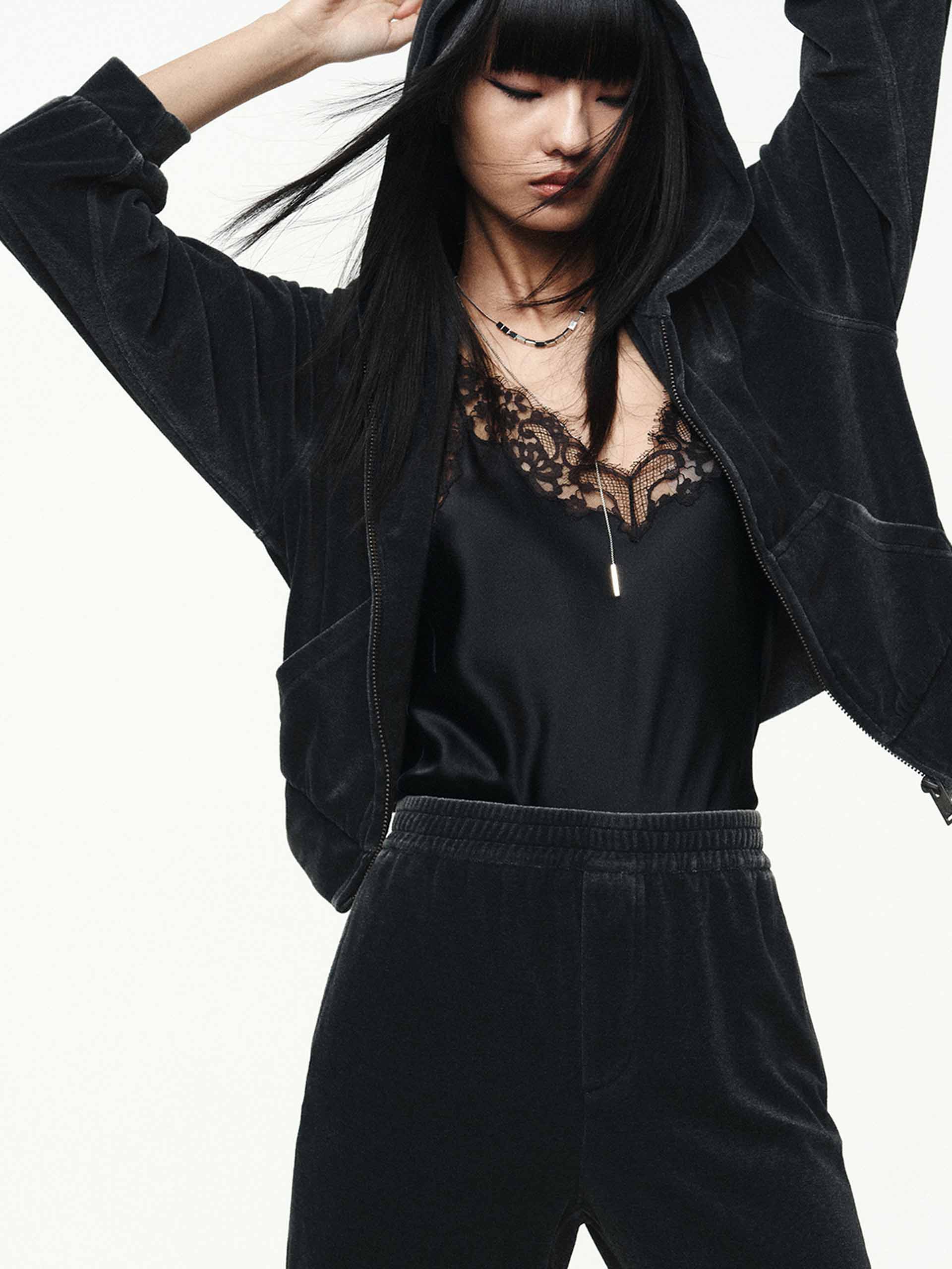 Cropped Hooded Jacket - Image 13