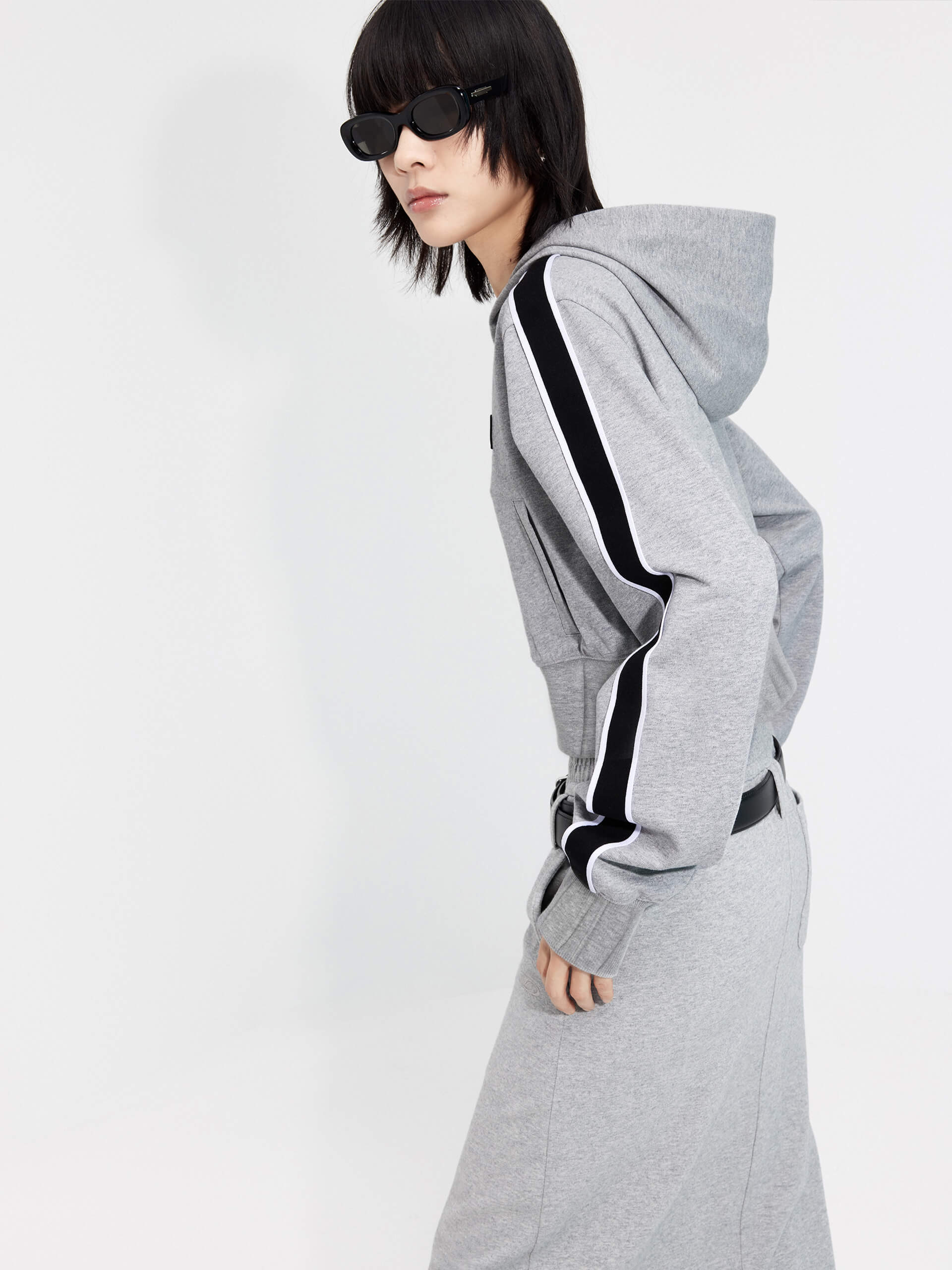 Cropped Hoodie Jacket - Image 13