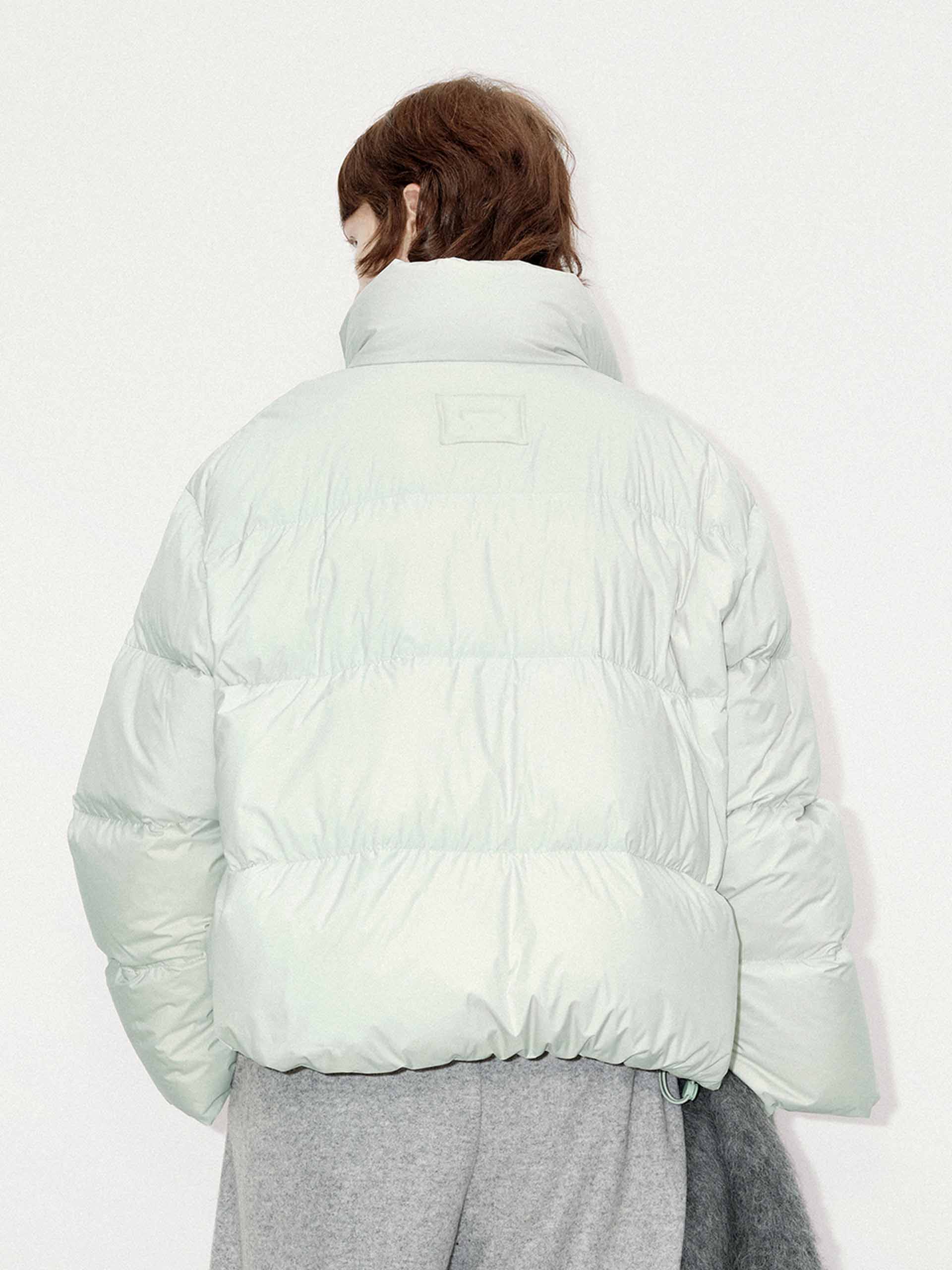 Cropped Padded Jacket - Image 7