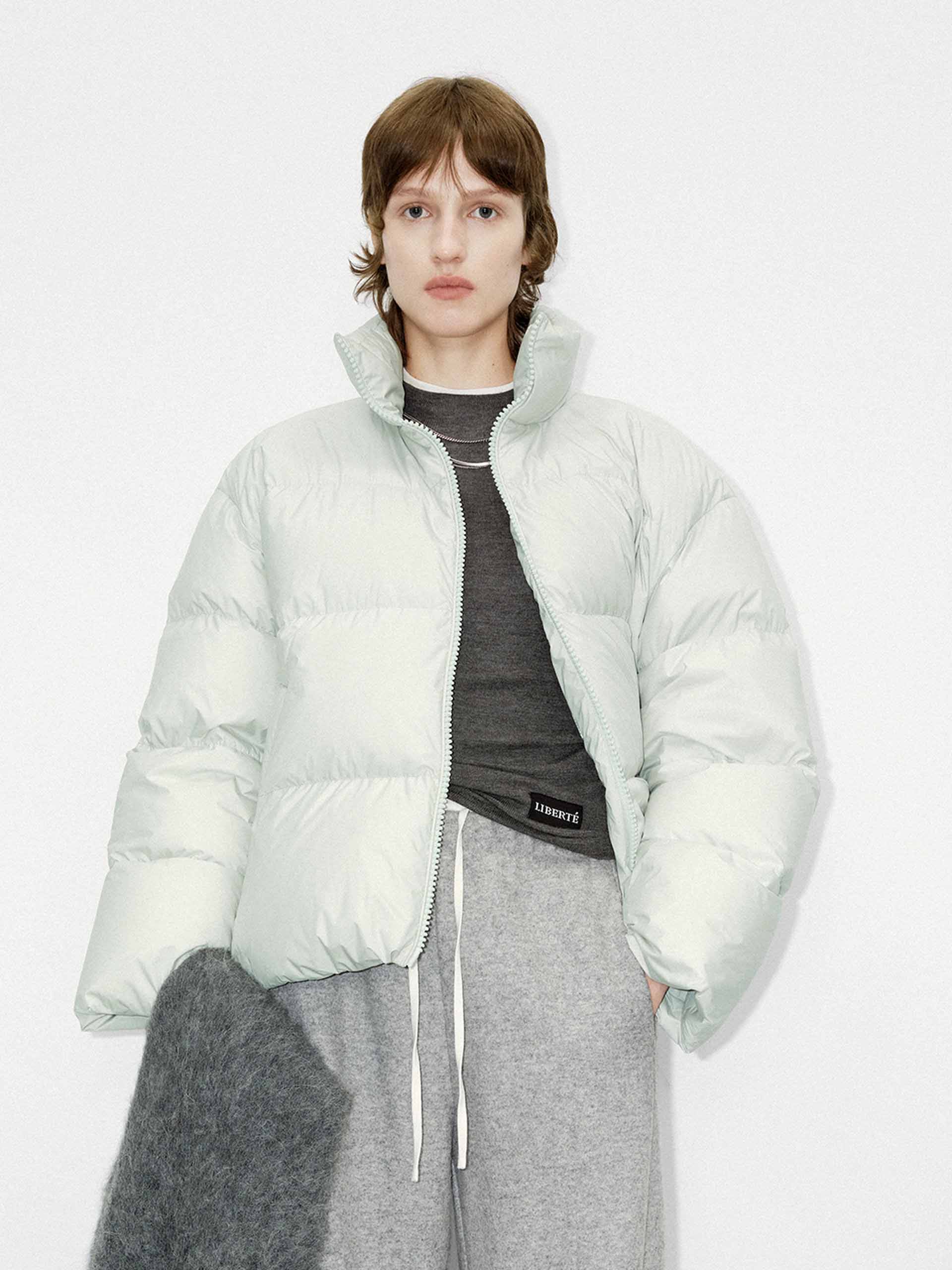 Cropped Padded Jacket - Image 8
