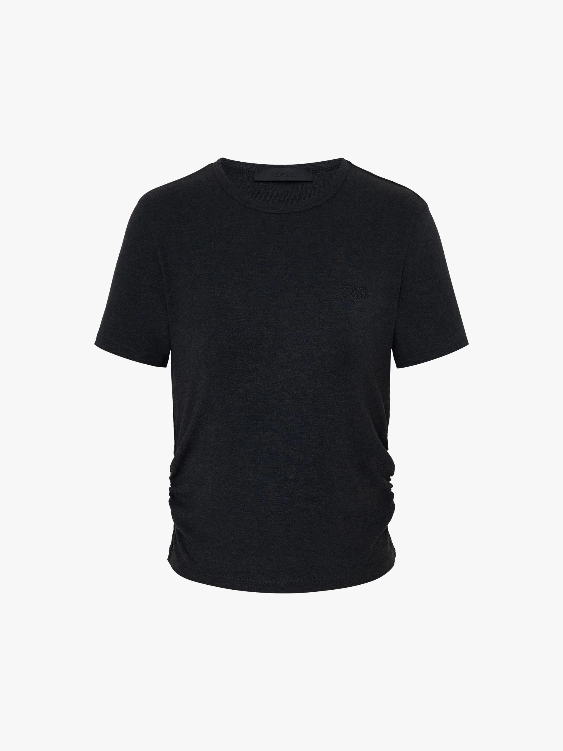Cropped Pleated T-shirt - Image 13