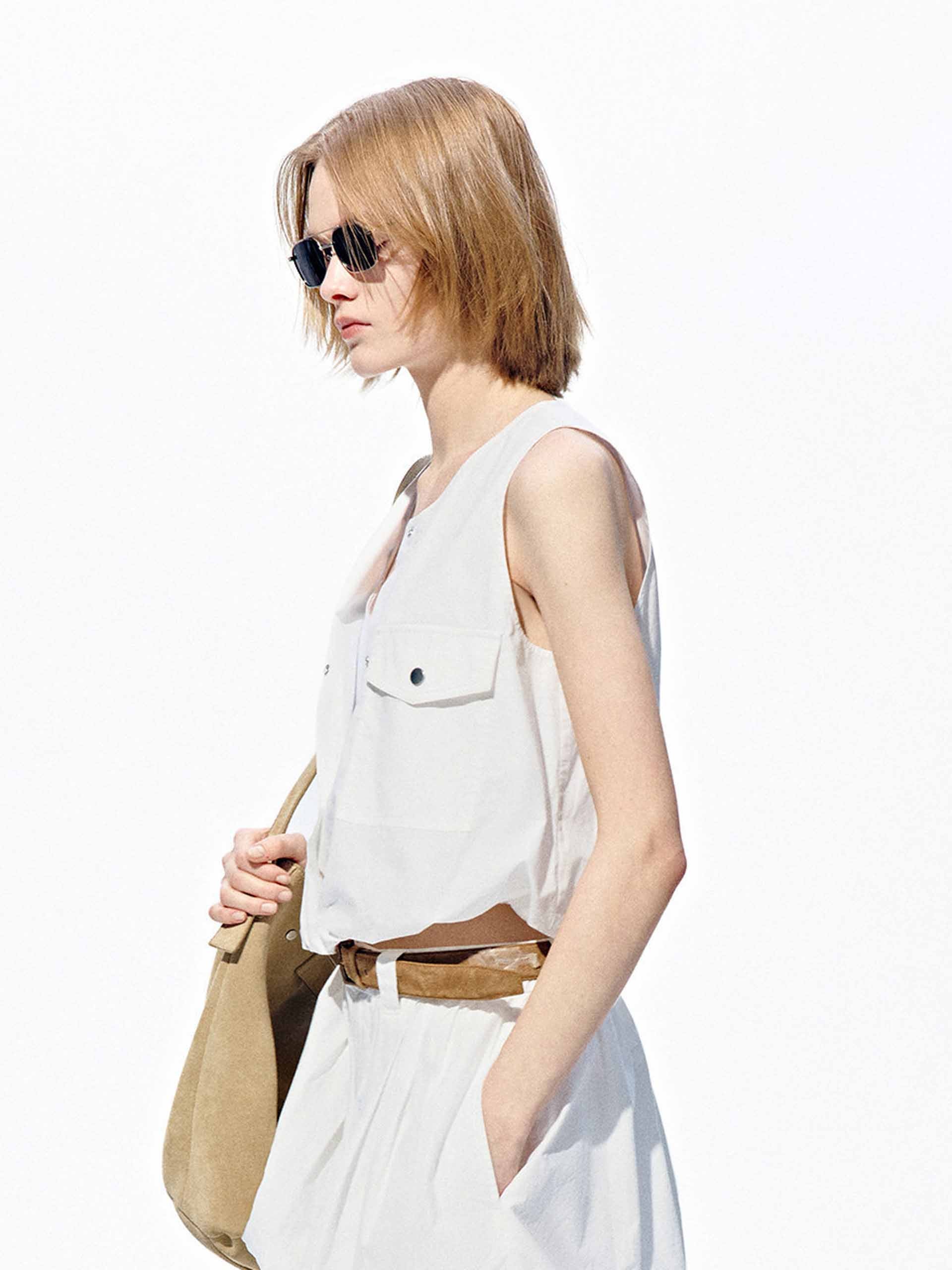 Cropped Sleeveless Top - Image 11