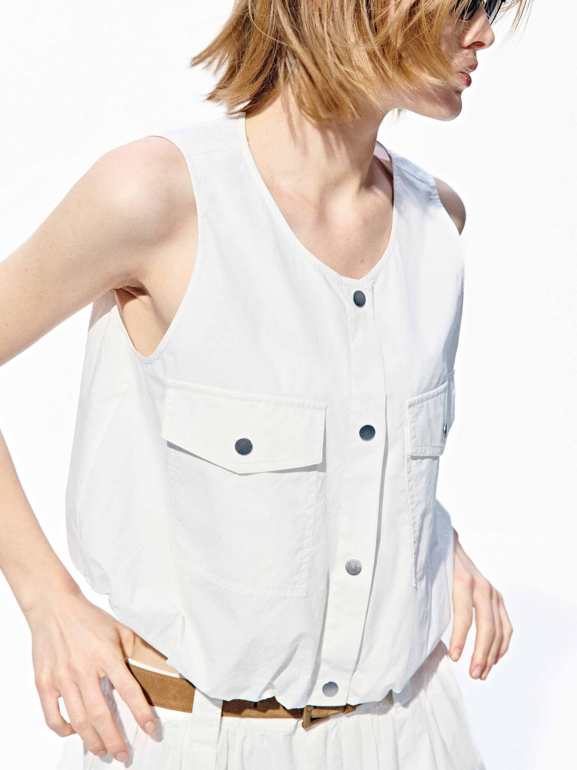 Cropped Sleeveless Top - Image 15