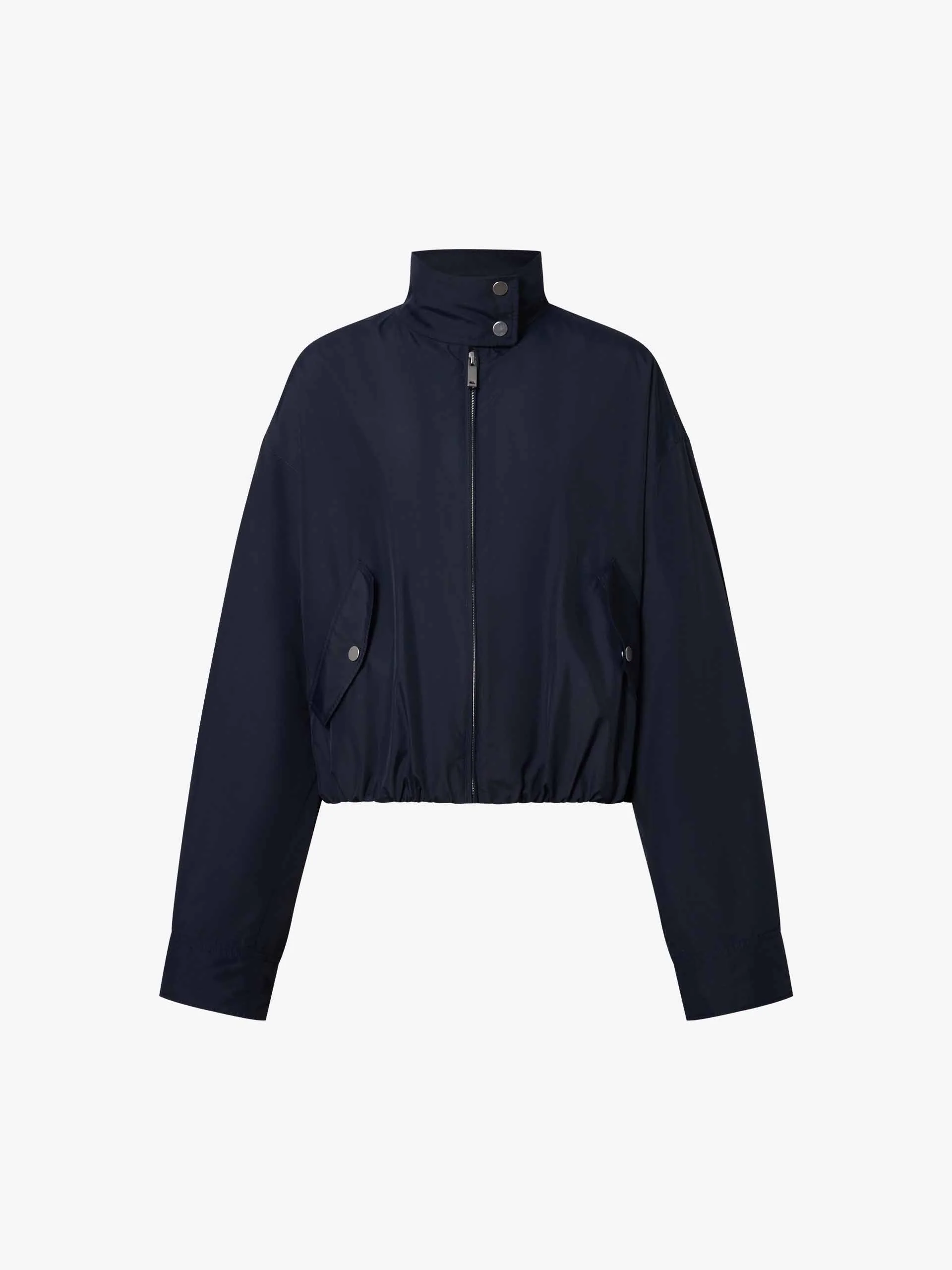 Cropped Stand Collar Jacket - Image 12