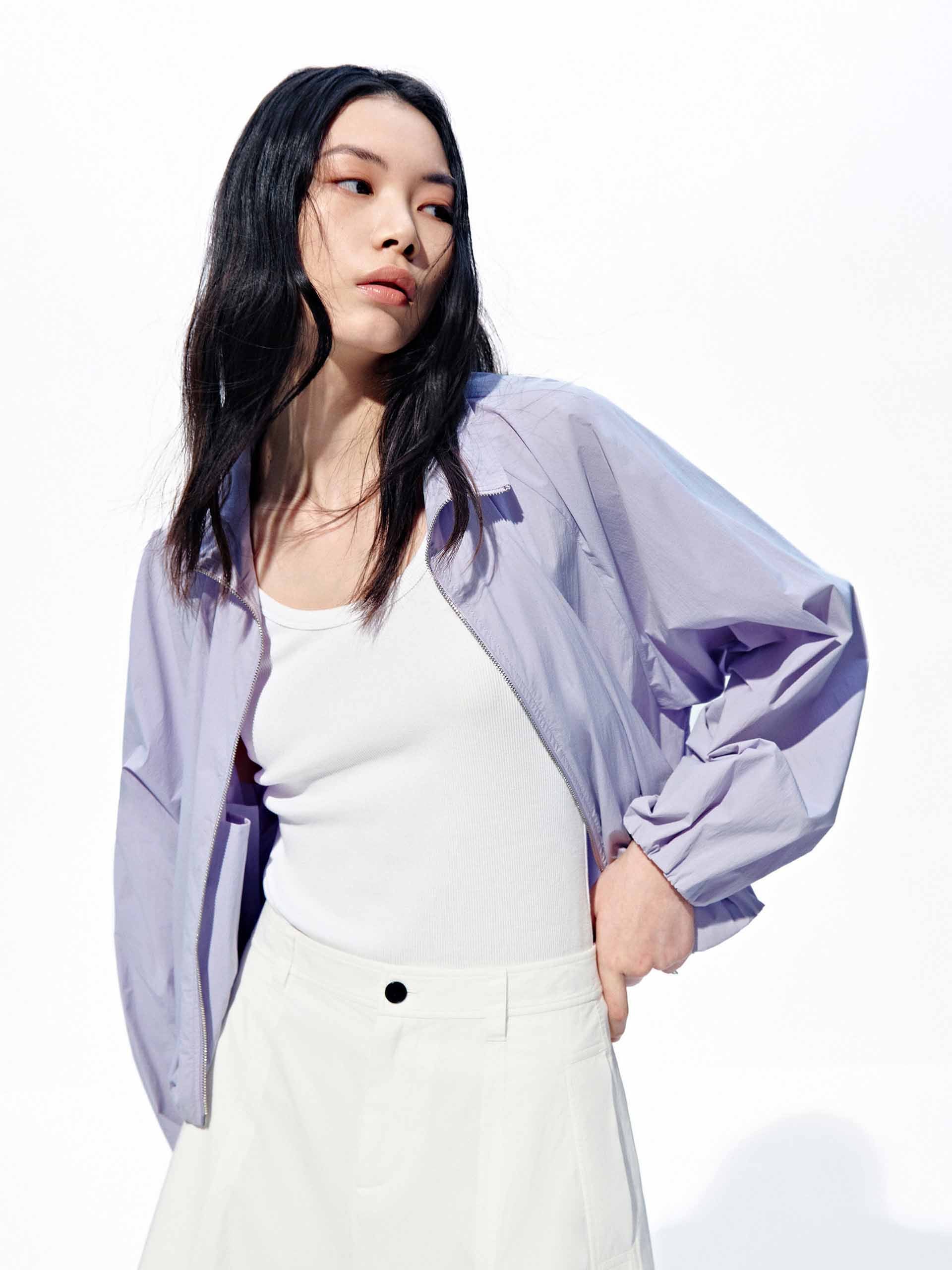 Cropped Zipper Jacket - Image 15