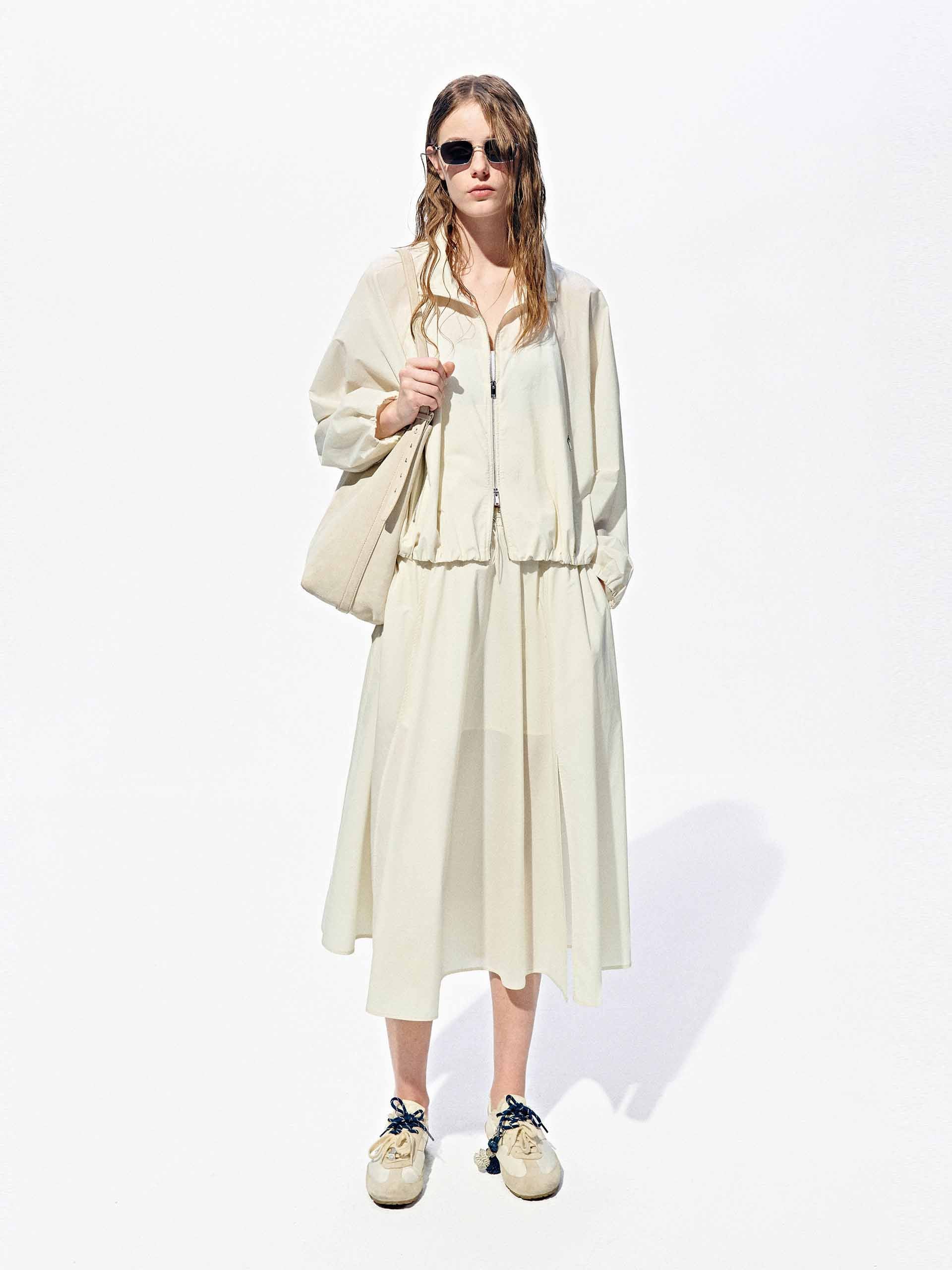 Cropped Zipper Jacket - Image 2
