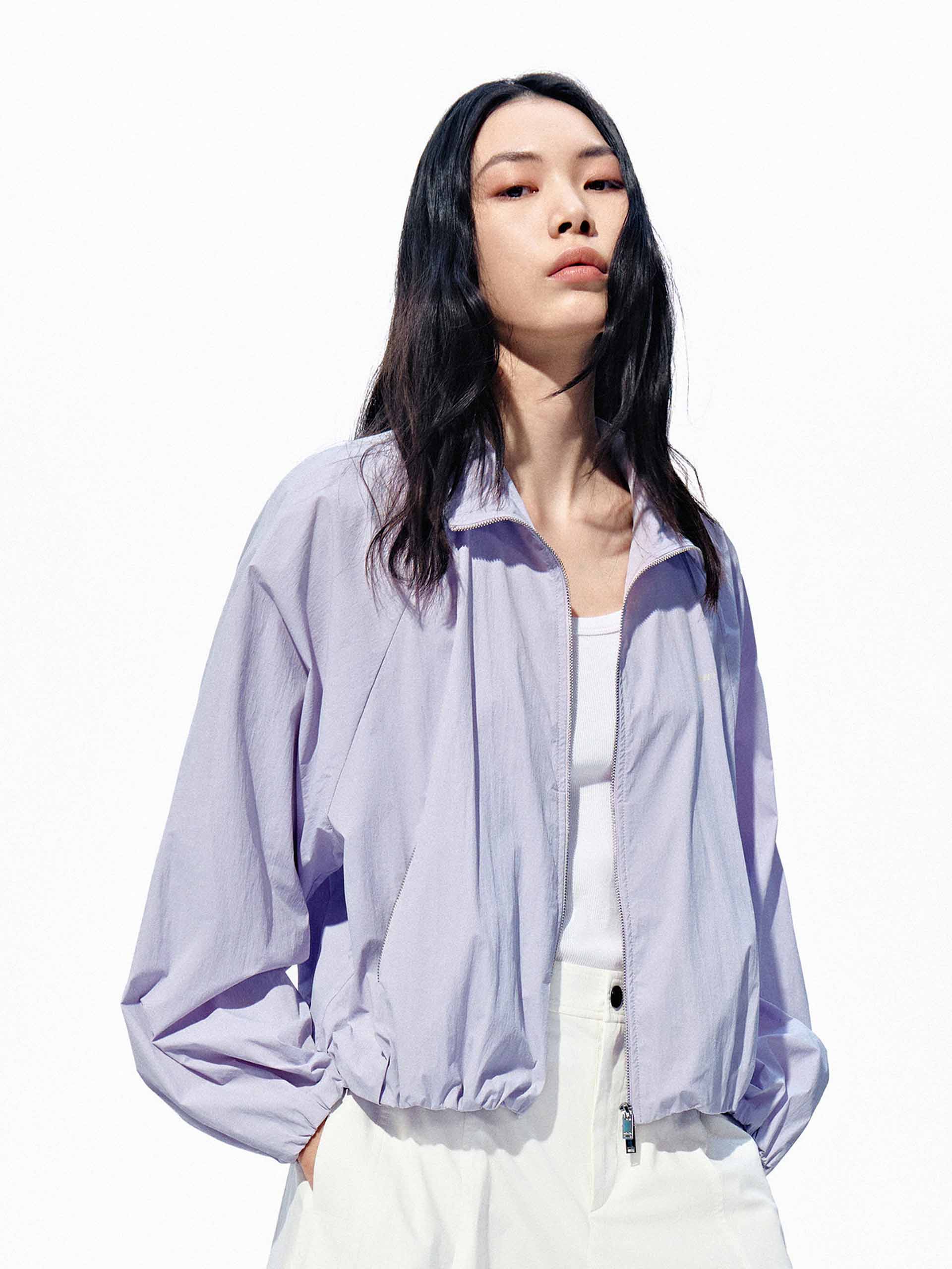 Cropped Zipper Jacket - Image 9