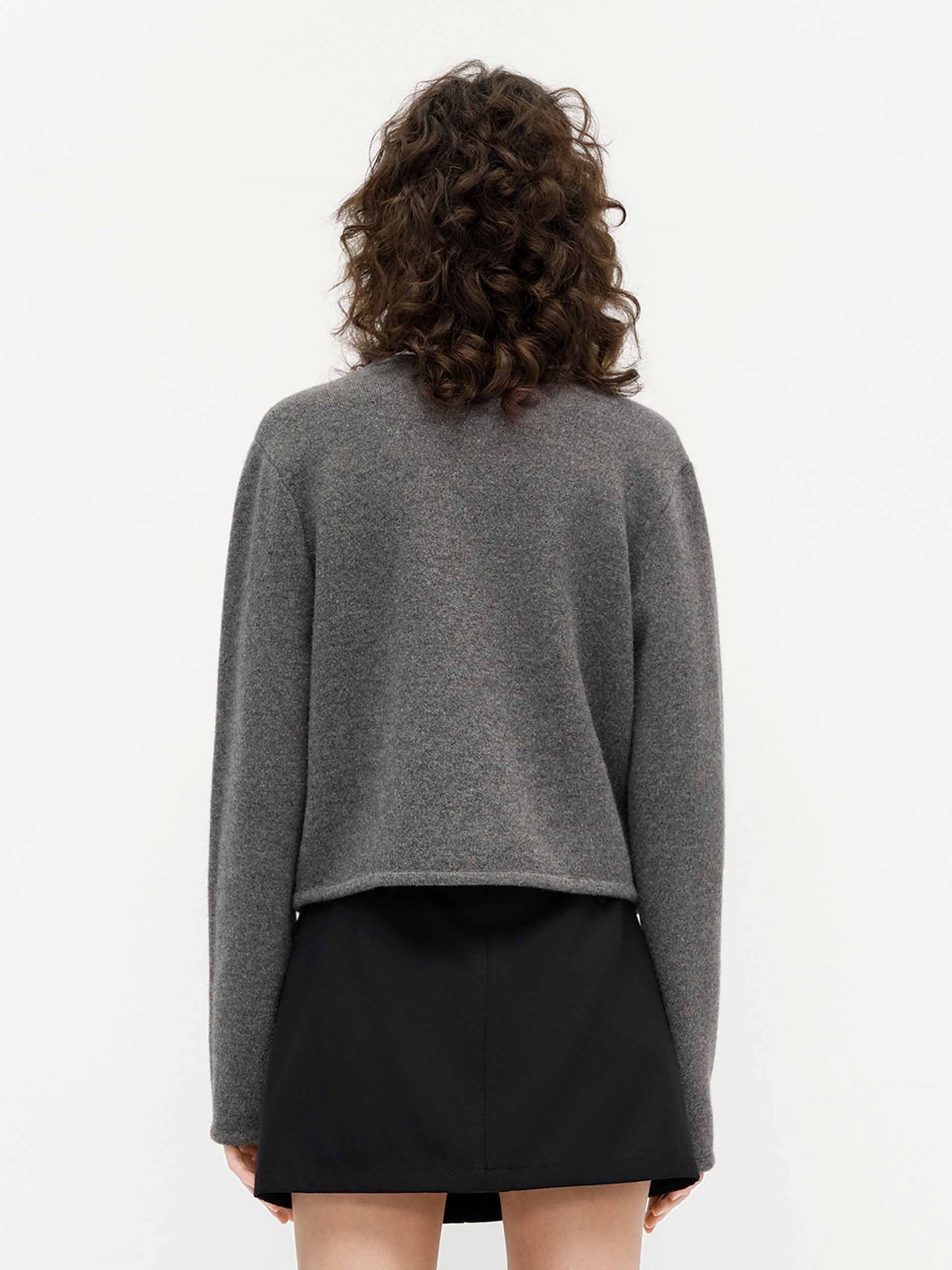 Crystal Detail Cropped Jacket - Image 6