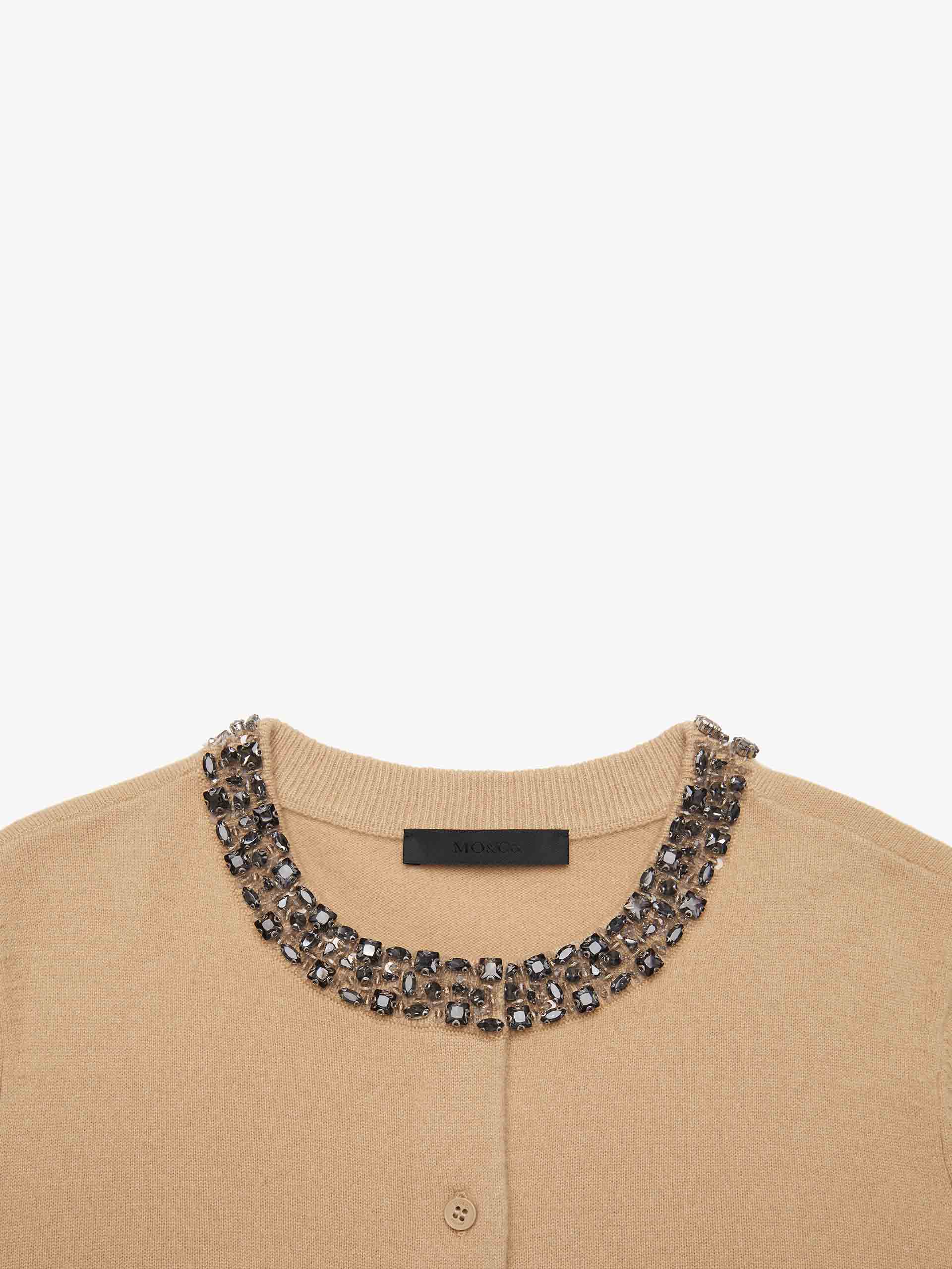 Crystal Detail Knit Cardigan - Image 15