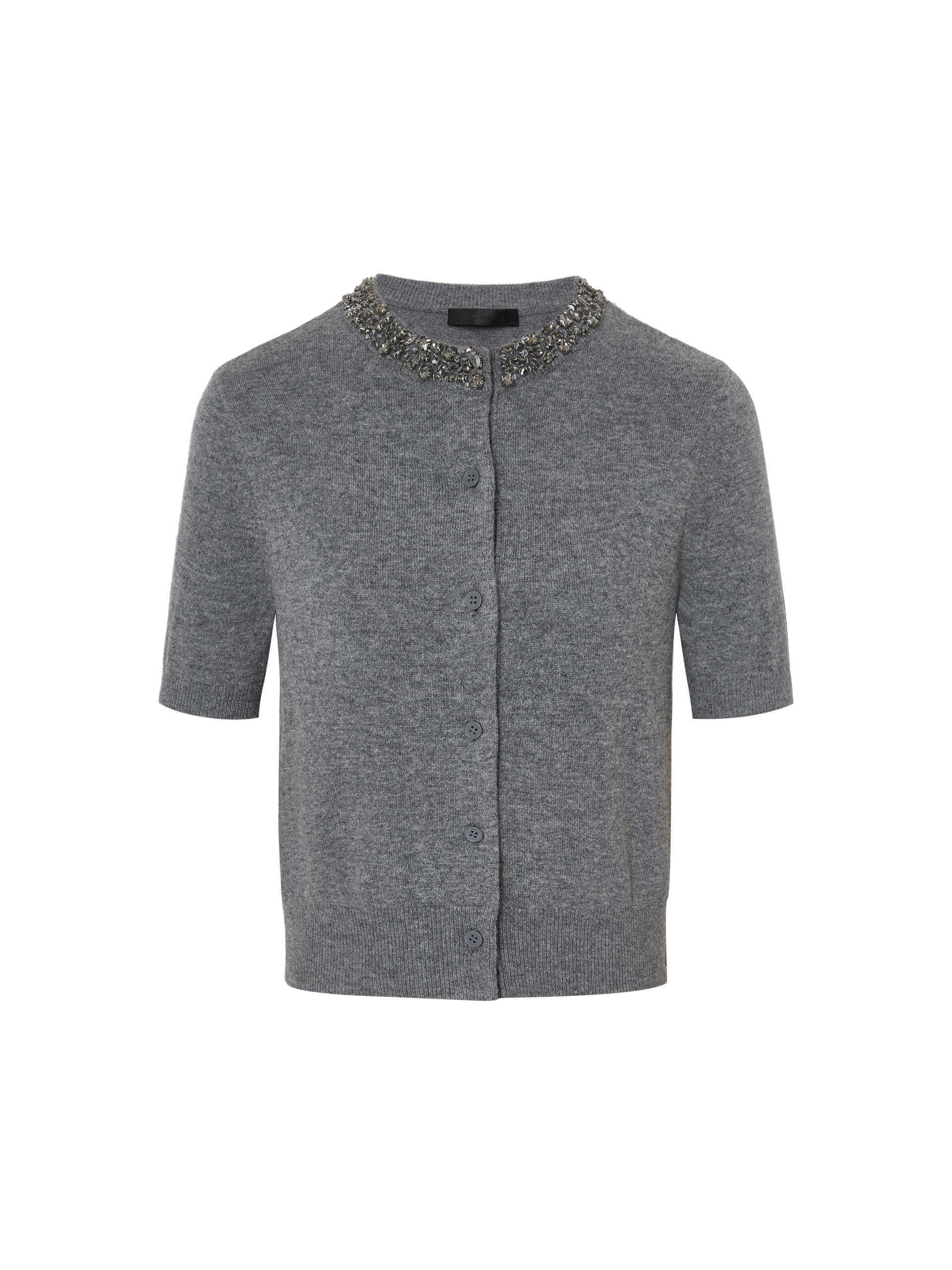 Crystal Detail Knit Cardigan - Image 5