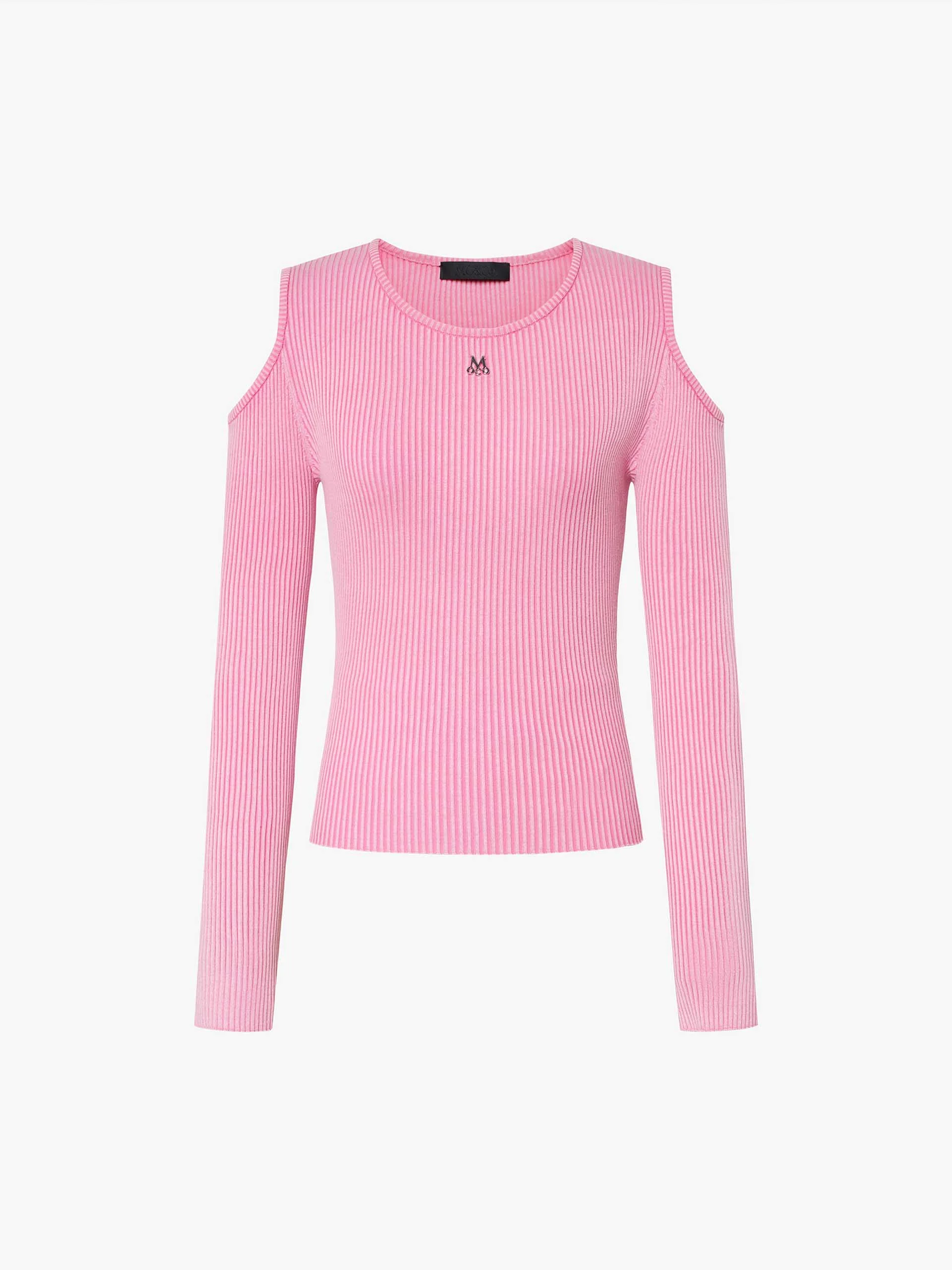 Cut Shoulder Knitted Sweater - Image 13