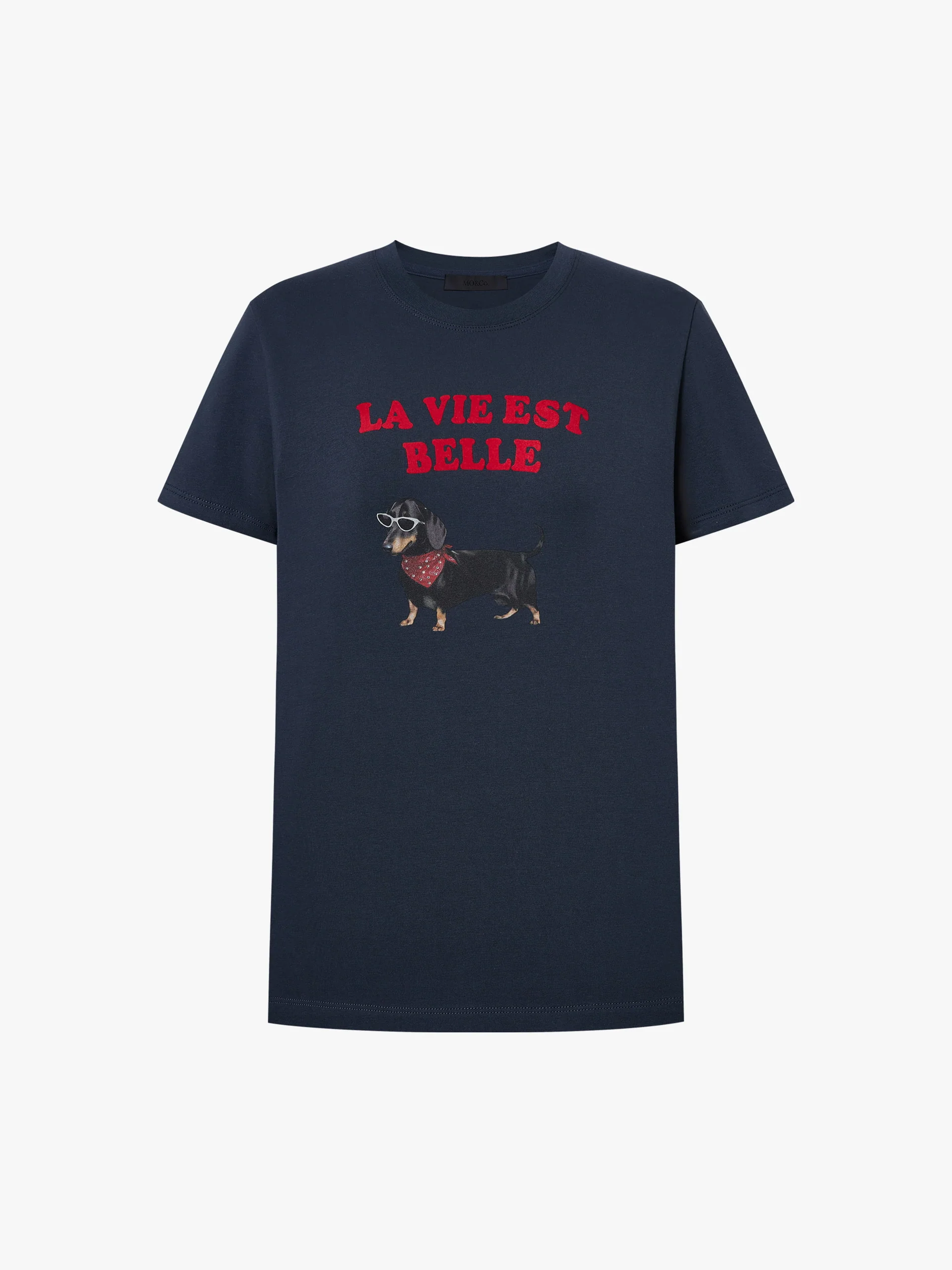 Cute Pet Print Cotton T-Shirt - Image 20