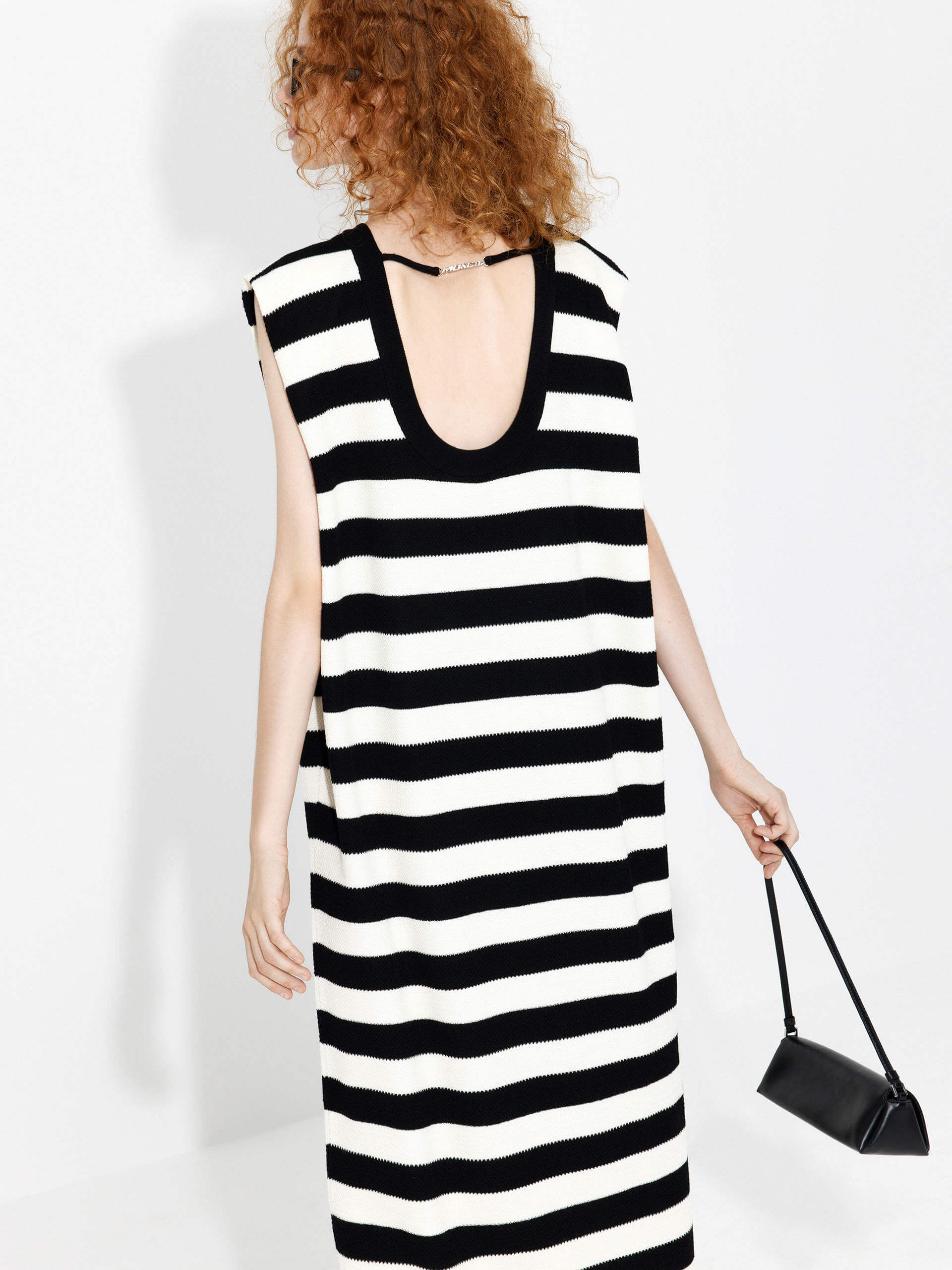 Cutout Back Stripe Dress - Image 3