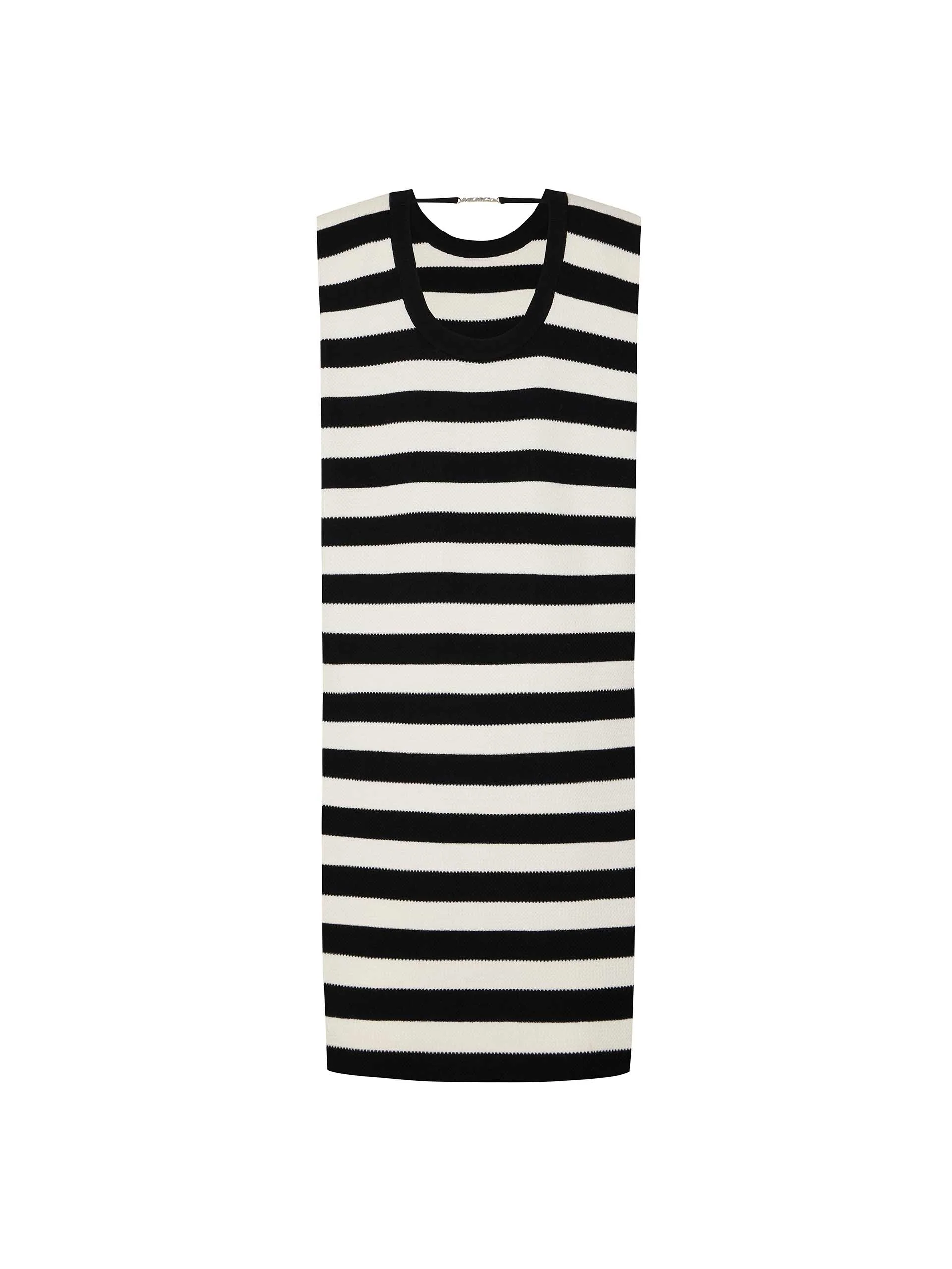 Cutout Back Stripe Dress - Image 9