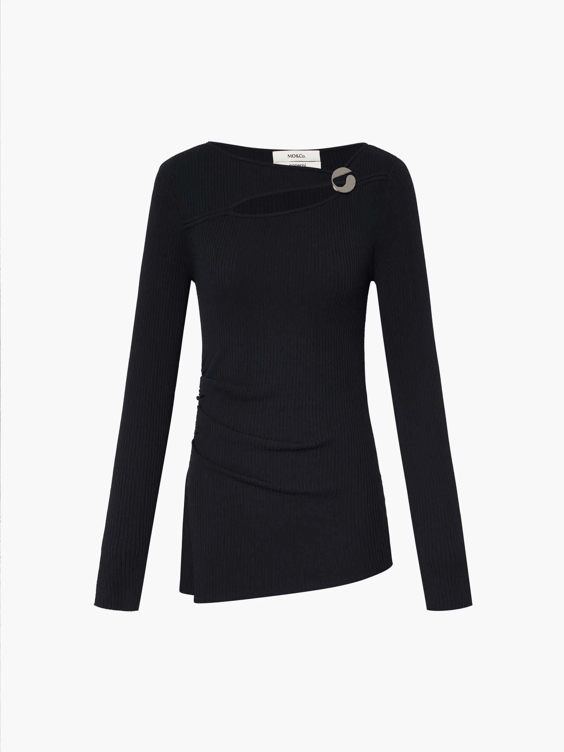 Cutout Ribbed Knit Sweater - Image 14