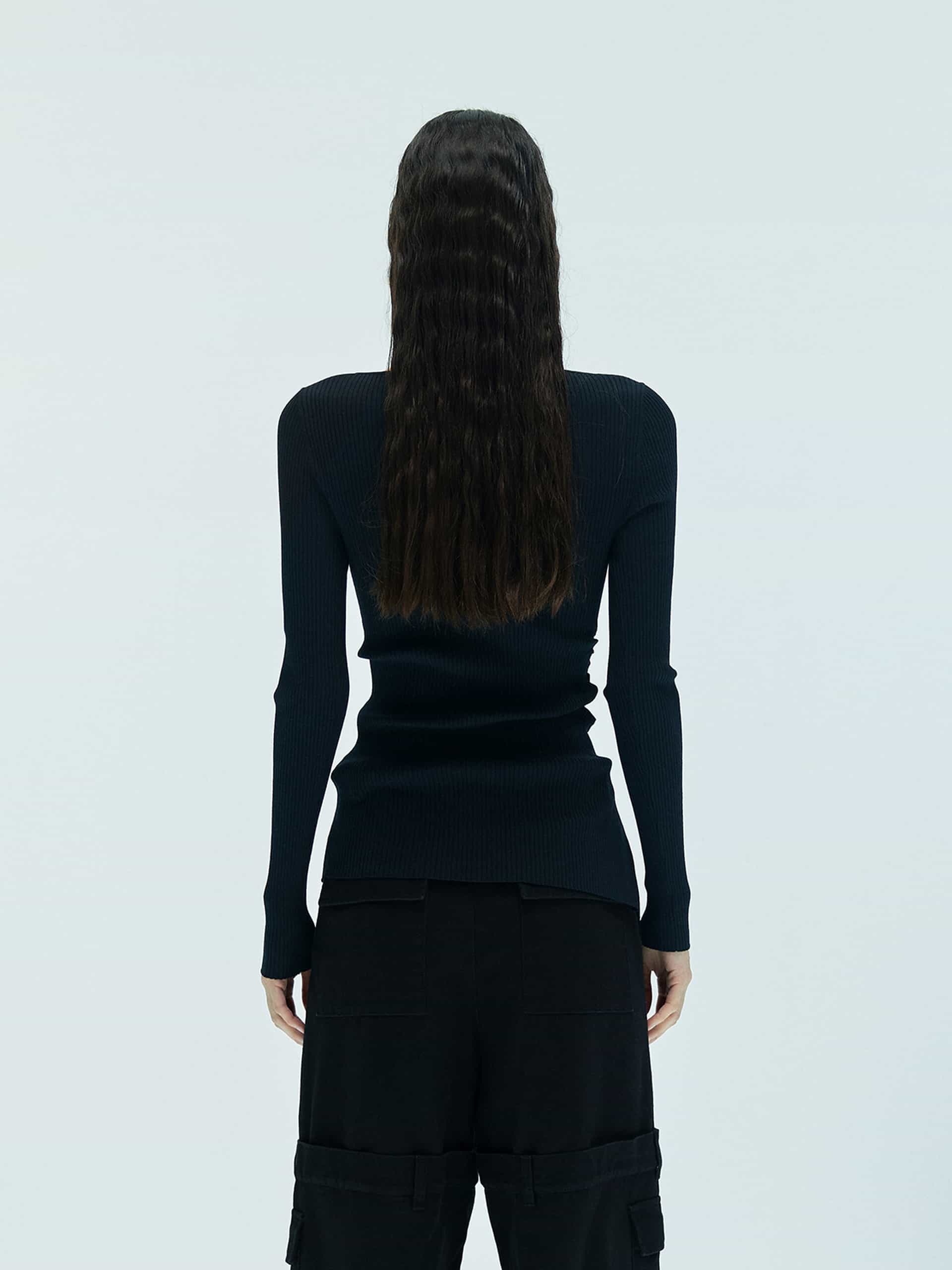 Cutout Ribbed Knit Sweater - Image 15