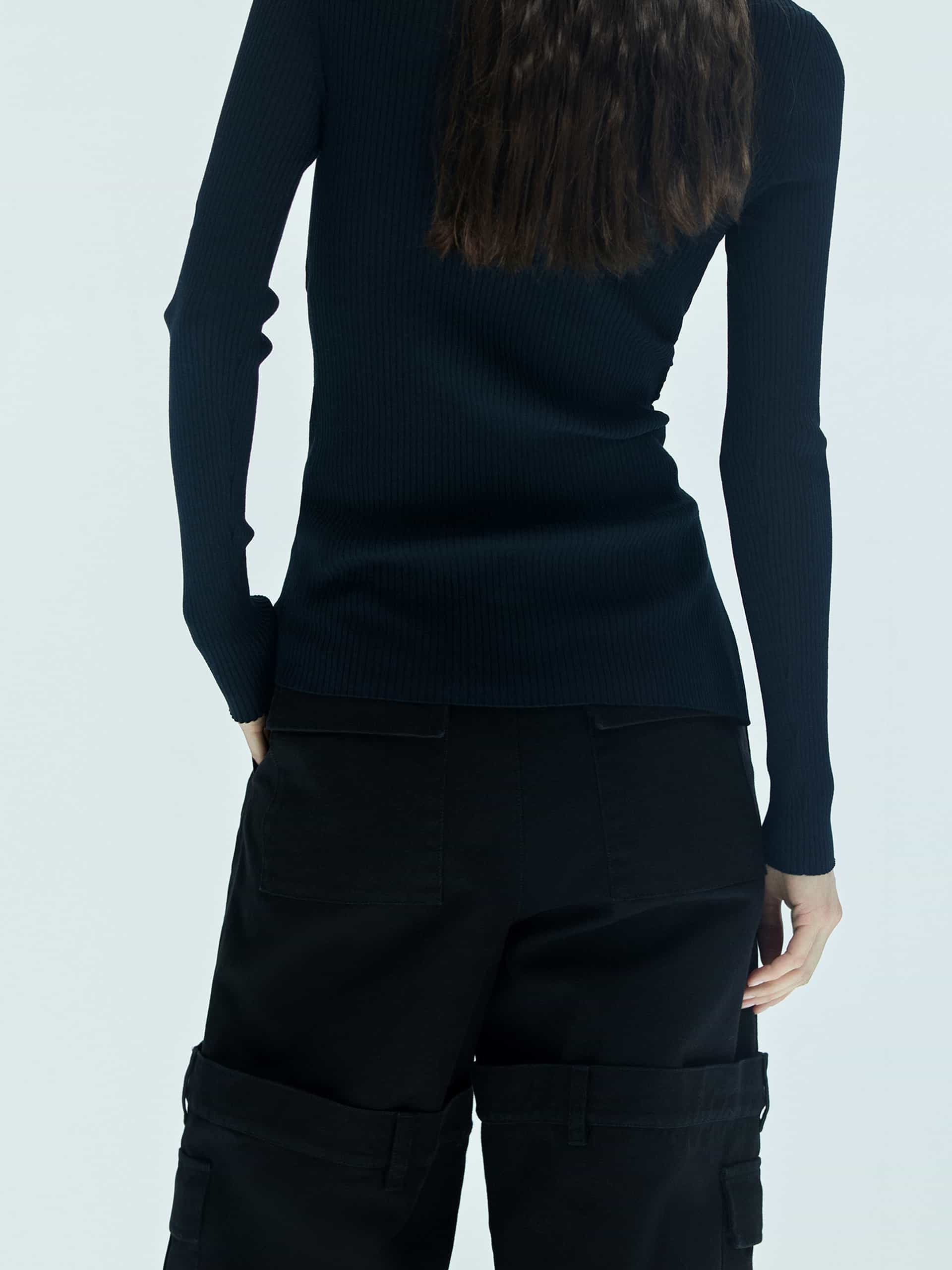 Cutout Ribbed Knit Sweater - Image 16