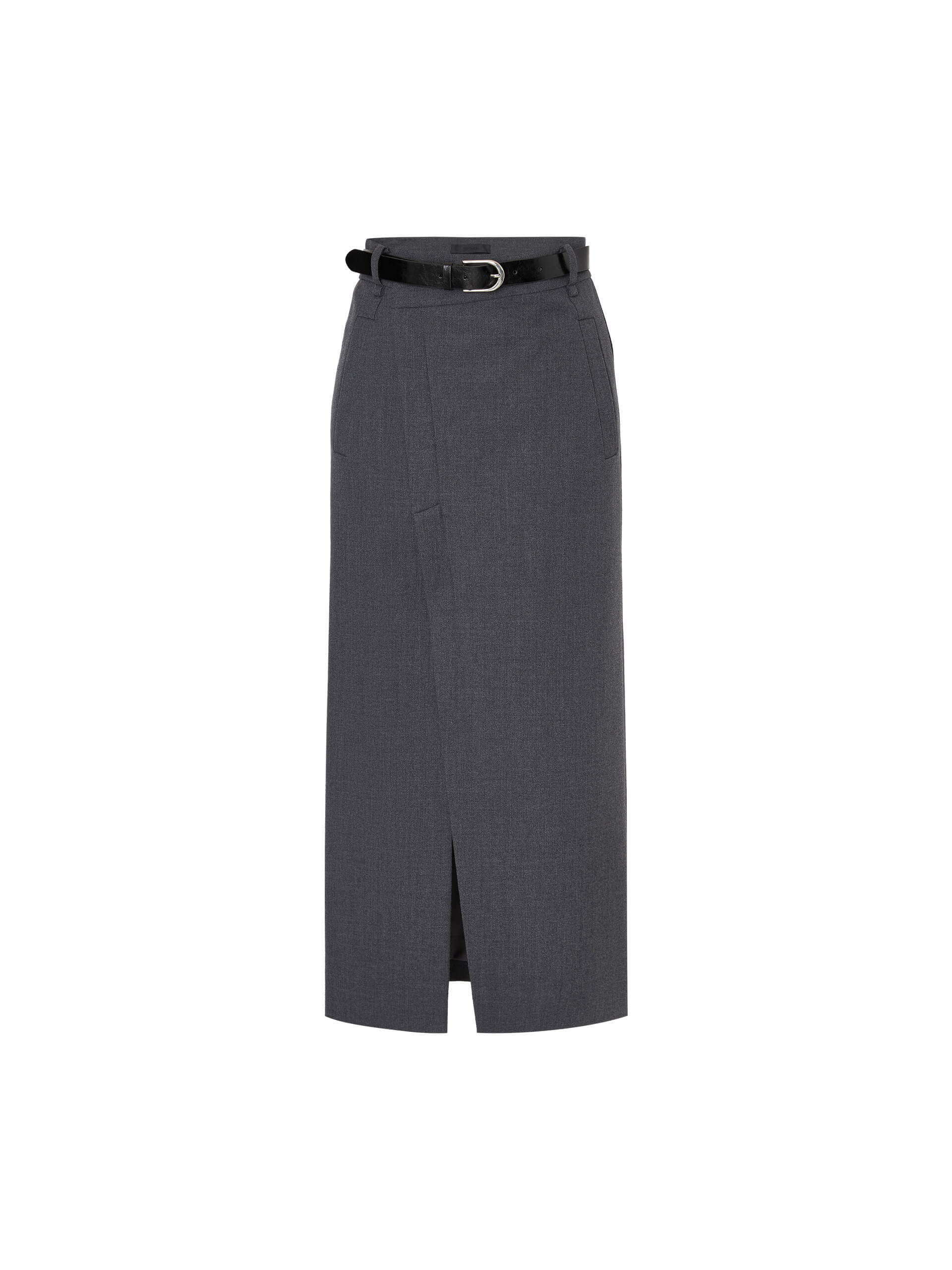 Deconstruct Slit Straight Skirt - Image 5