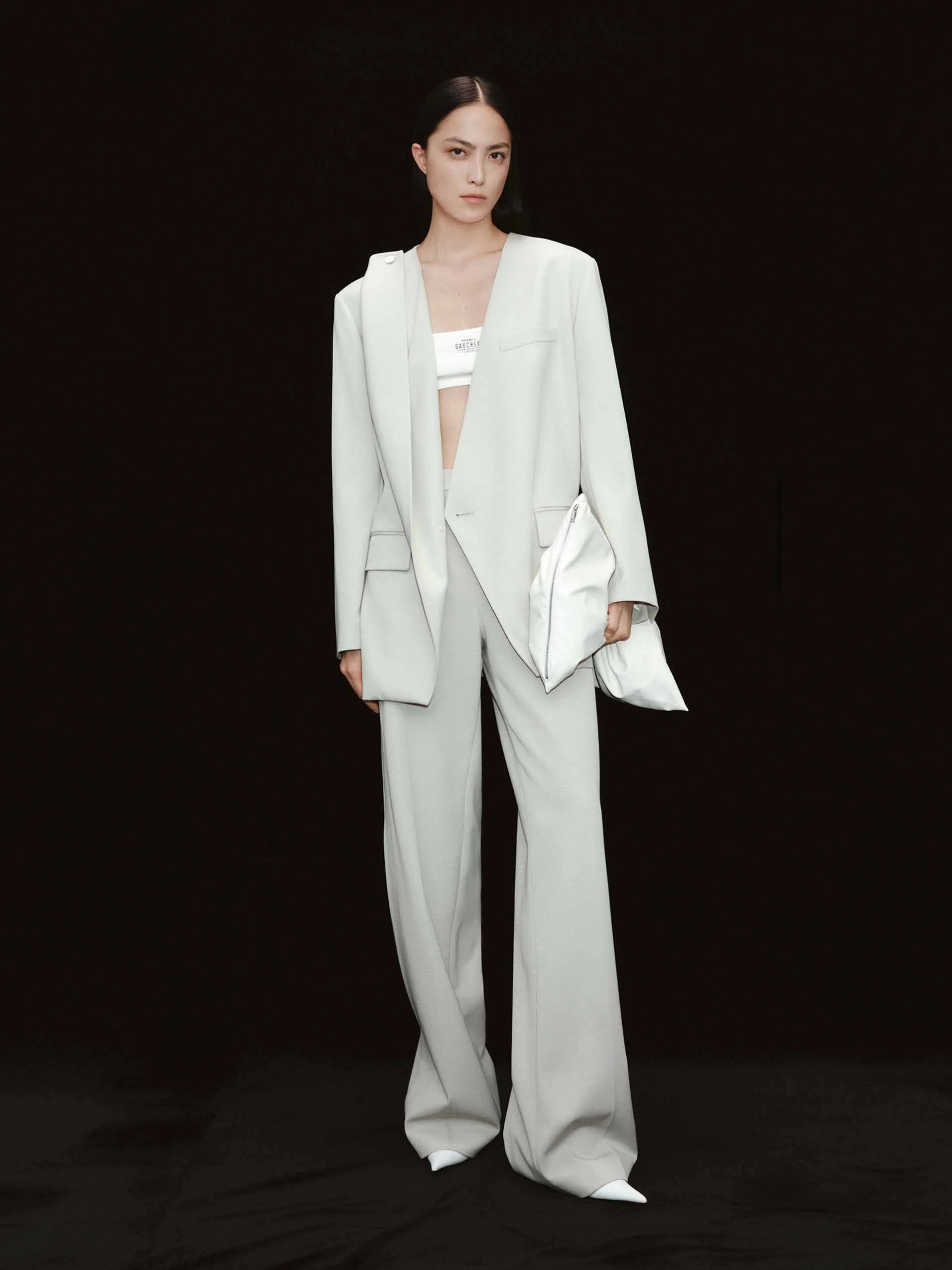 Deconstructed V-neck Blazer - Image 6