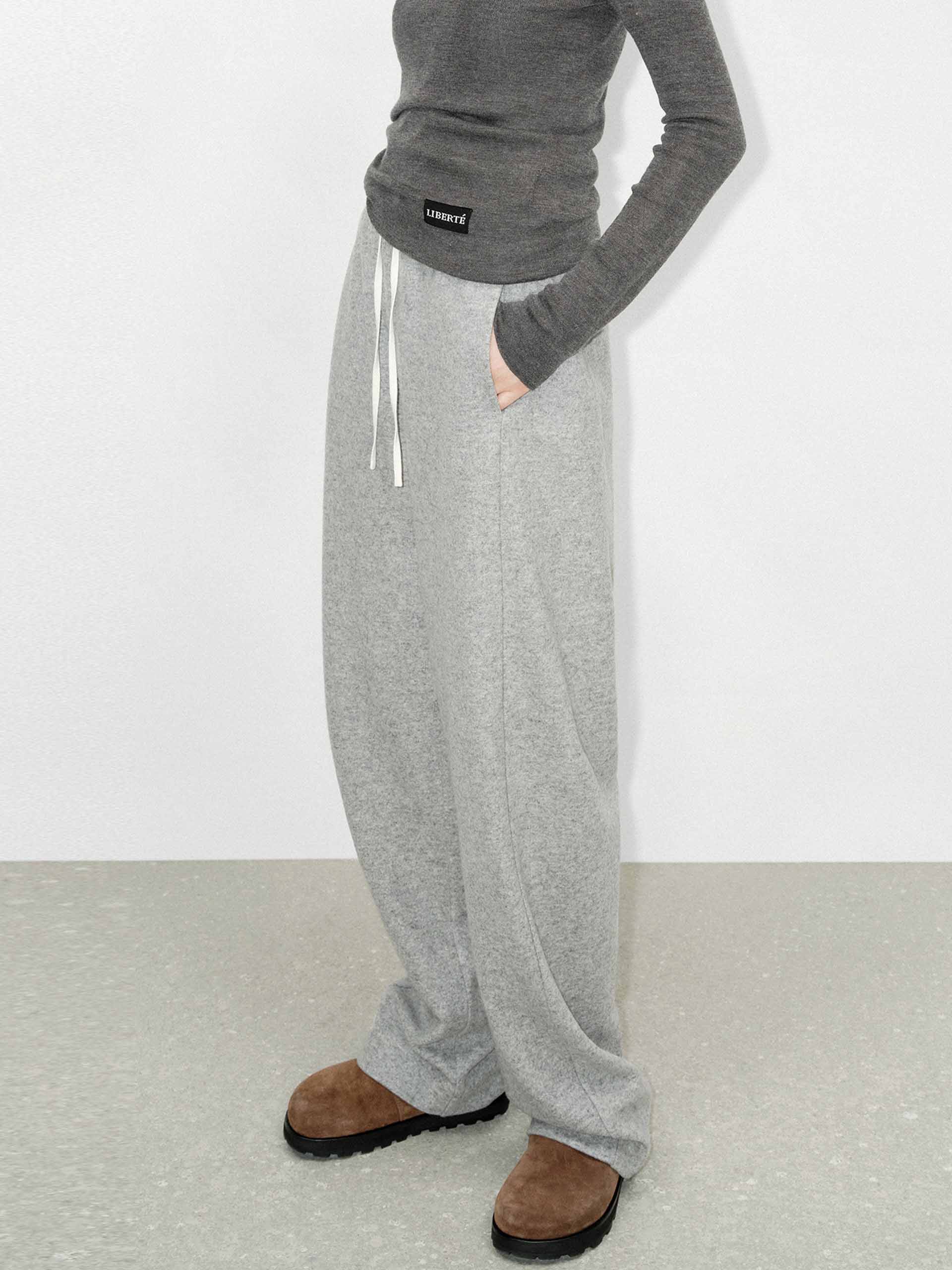 Deconstructed Waist Straight Pants - Image 7
