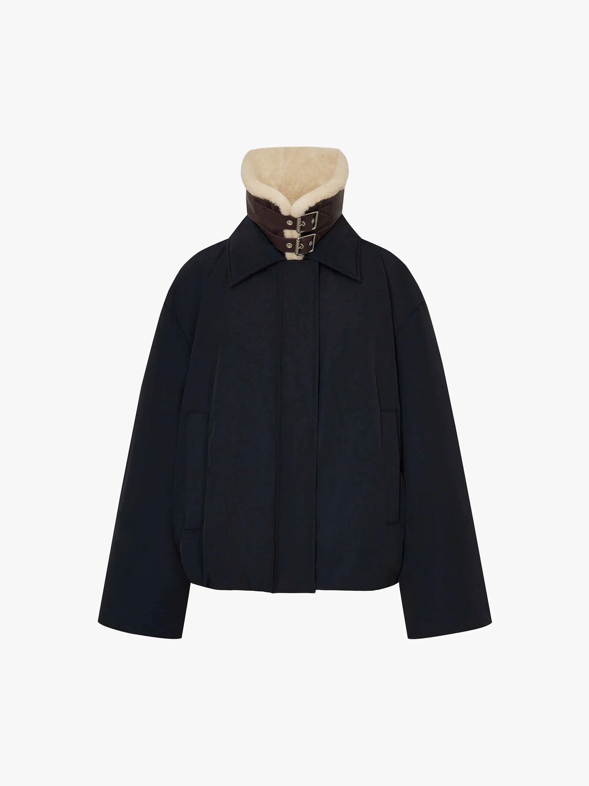 Detachable Wool Collar Down Jacket - Image 13