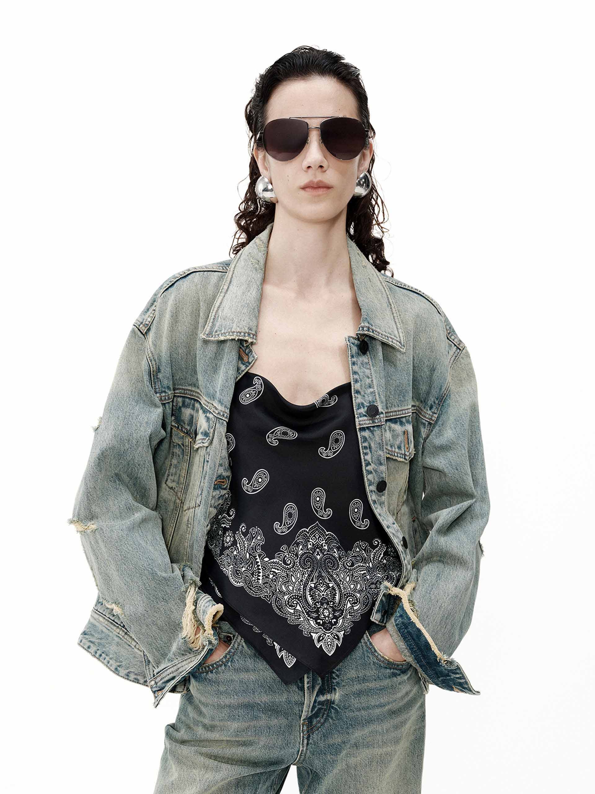 Distressed Cotton Jacket - Image 7