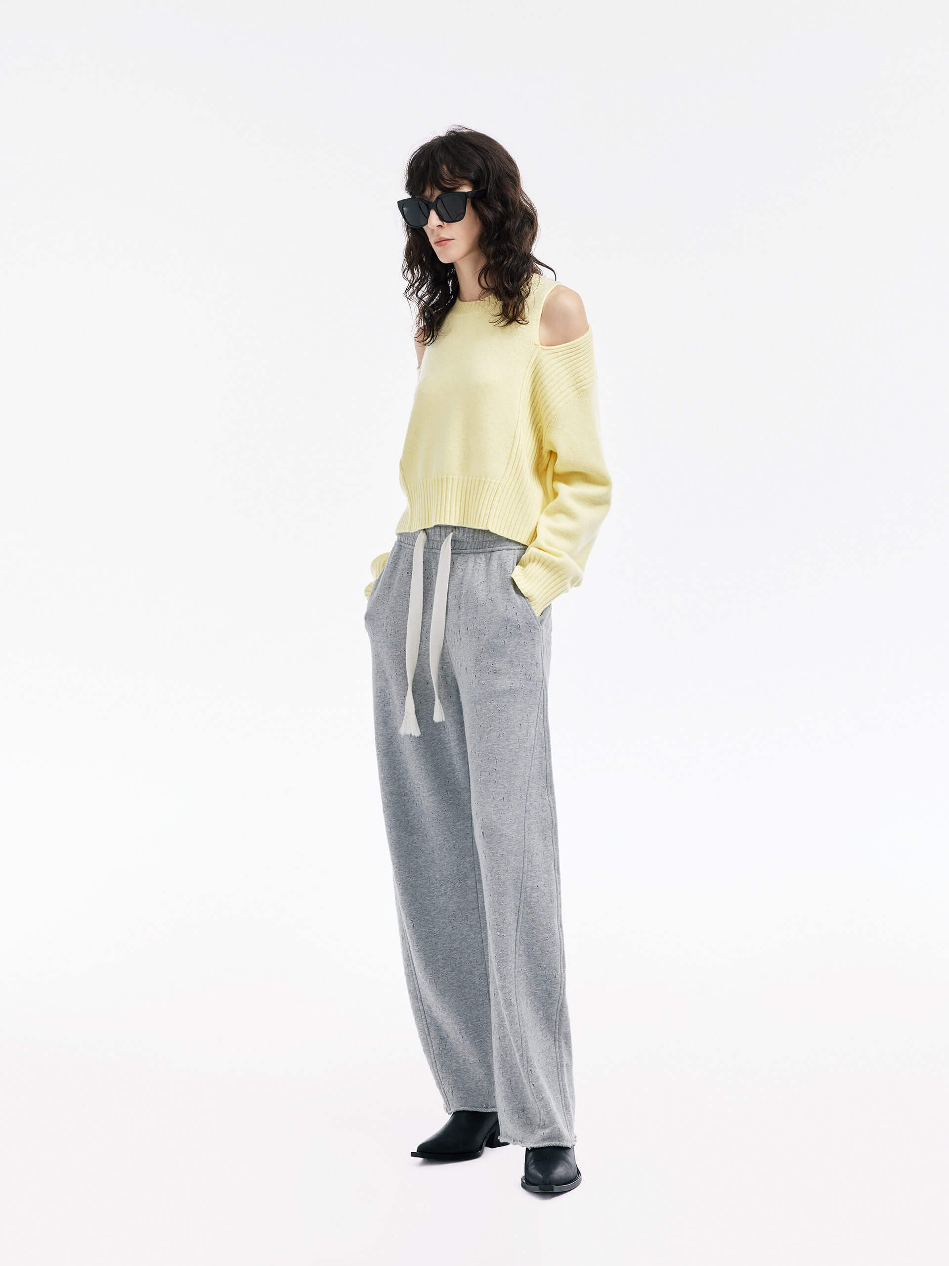 Distressed Detail Cotton Pants - Image 18