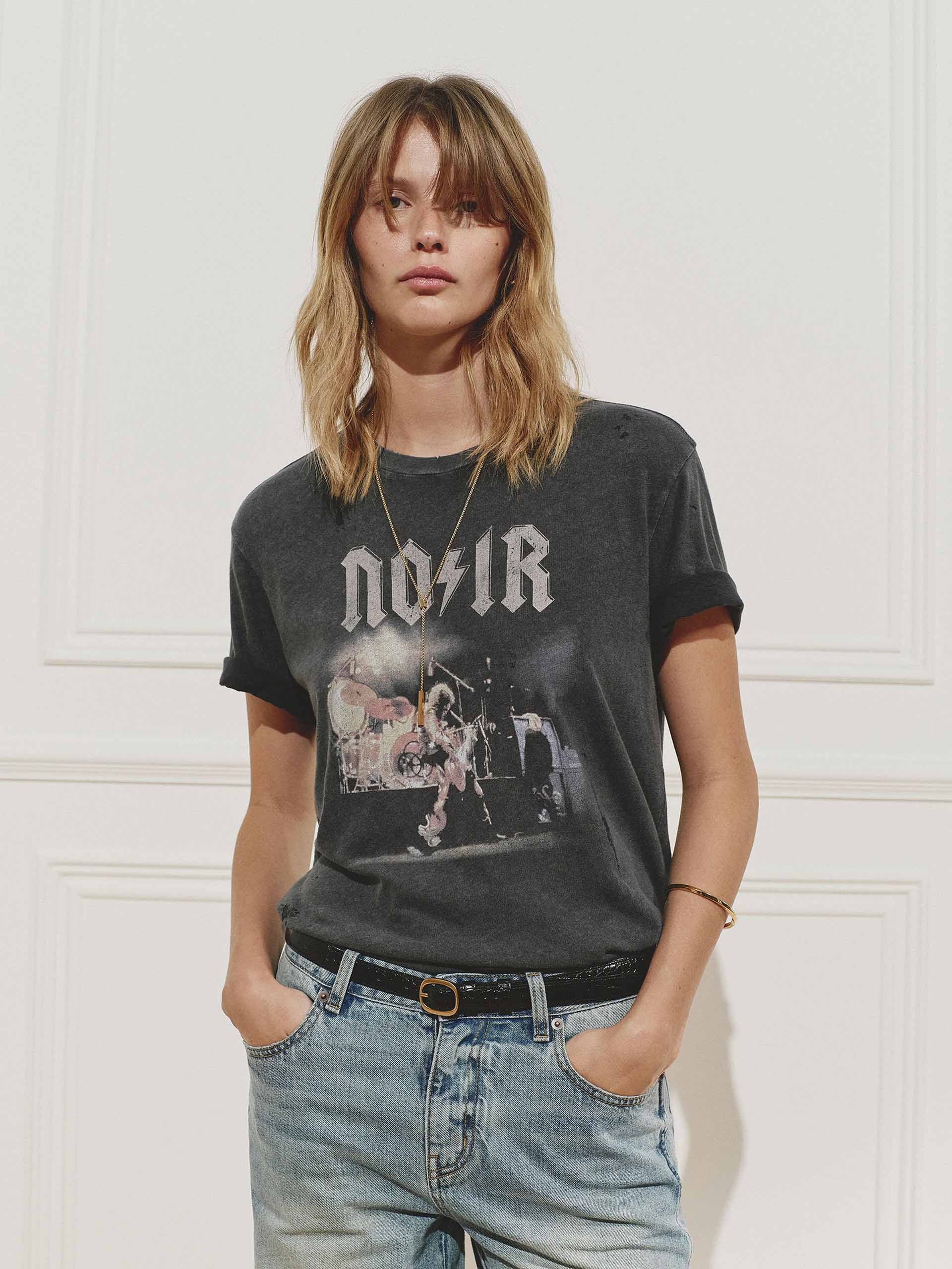 Distressed Vintage Cotton T-shirt