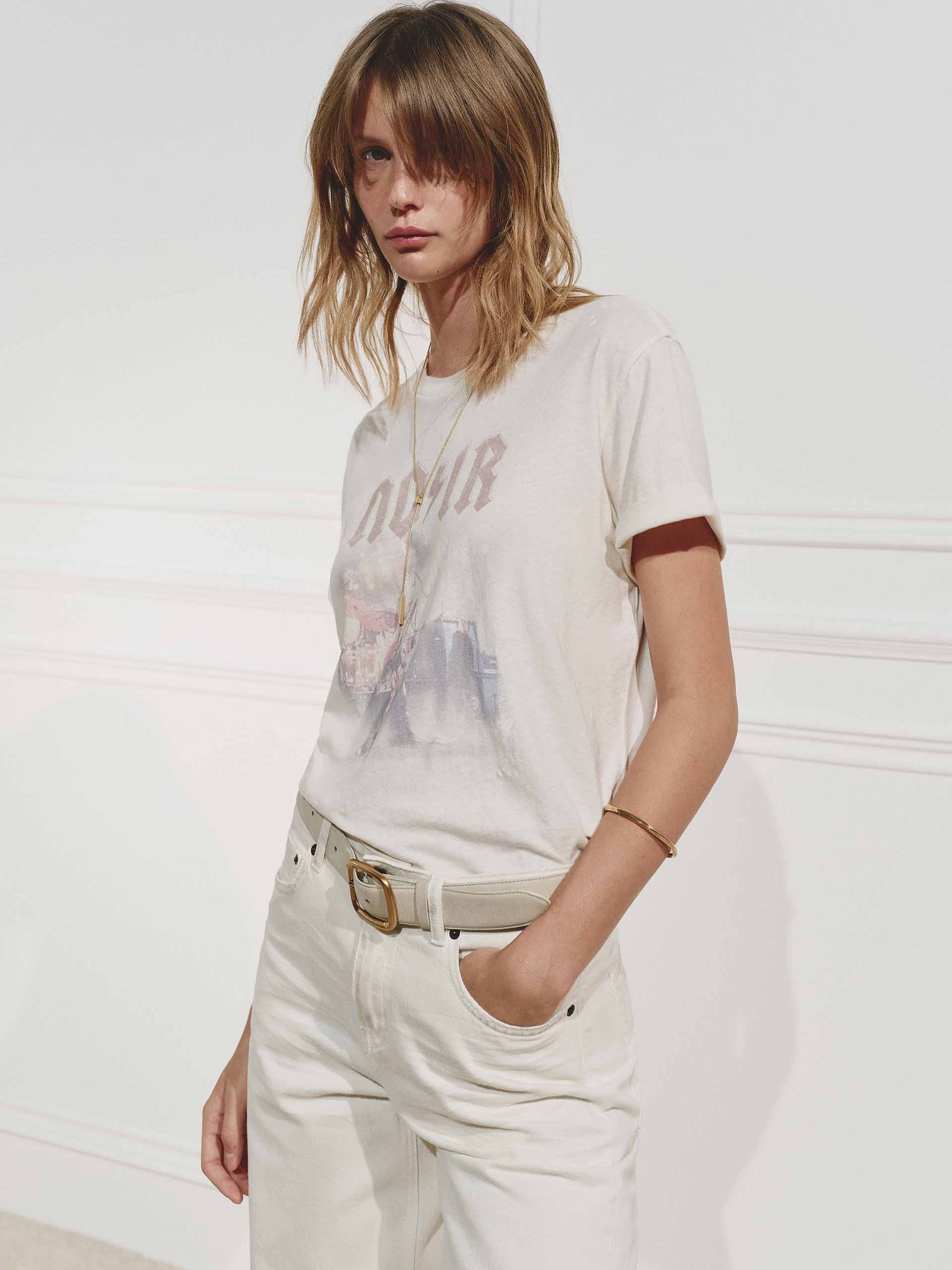 Distressed Vintage Cotton T-shirt - Image 14