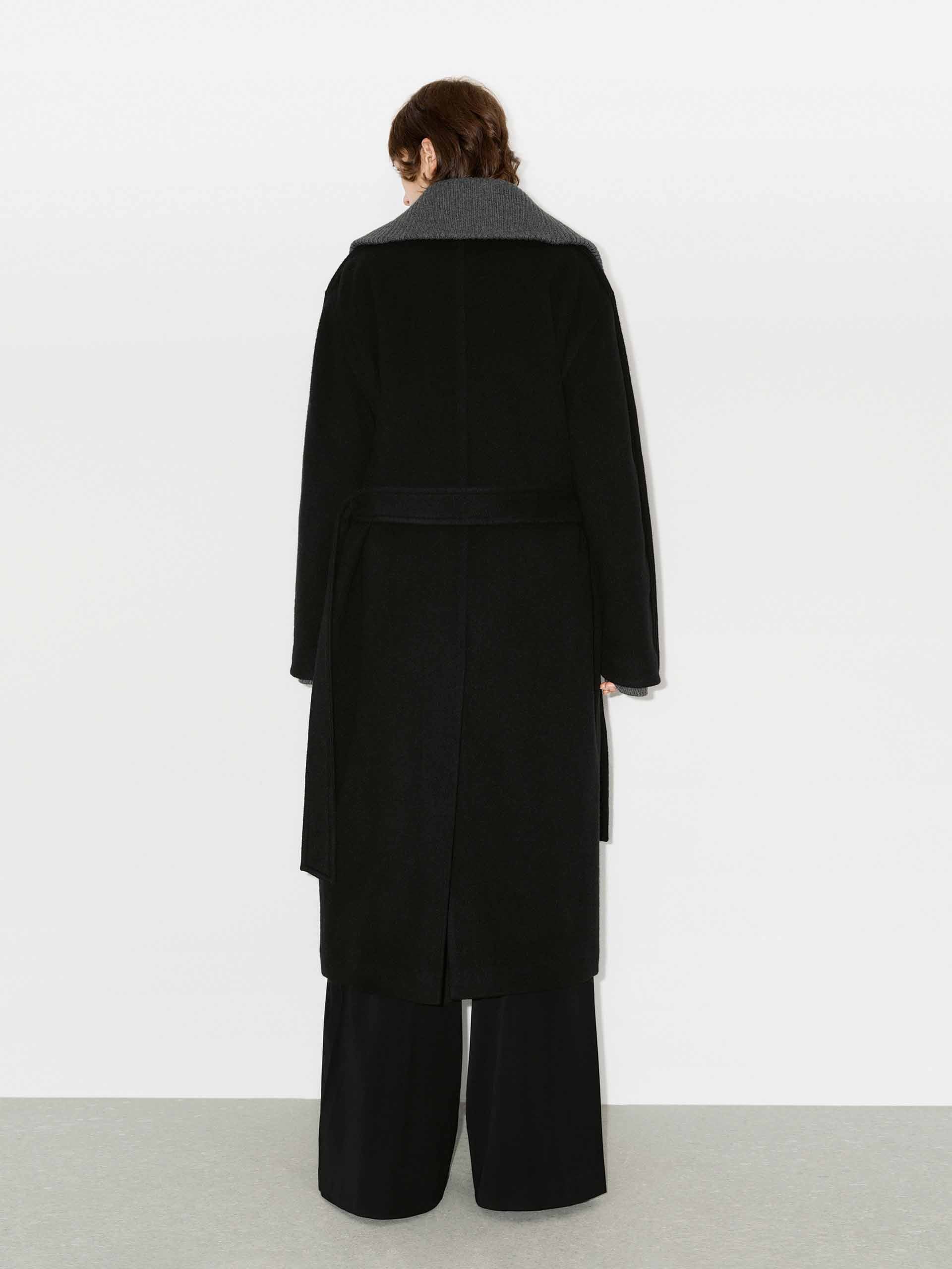 Double Breasted Belted Coat - Image 11