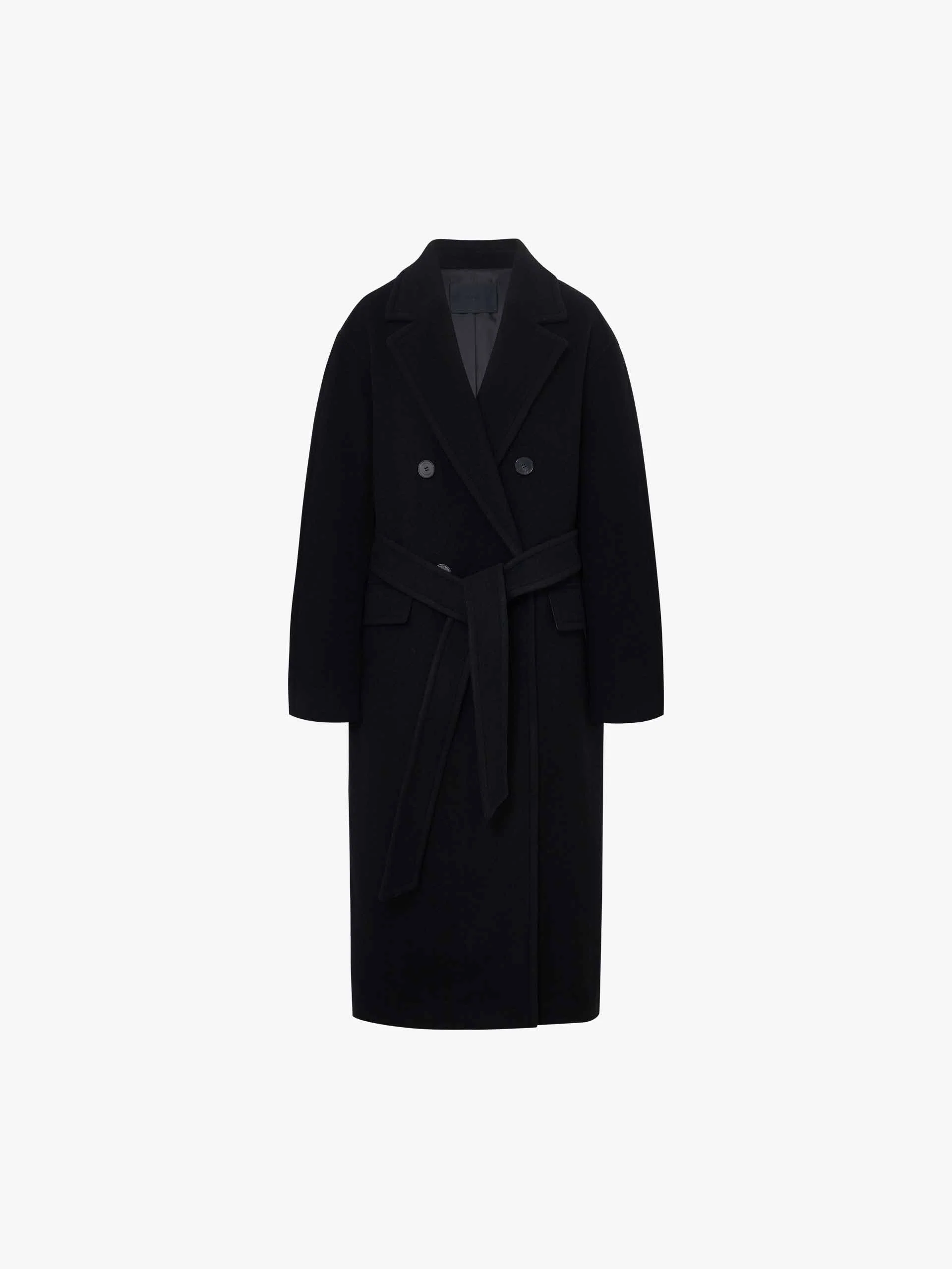 Double Breasted Belted Coat - Image 13