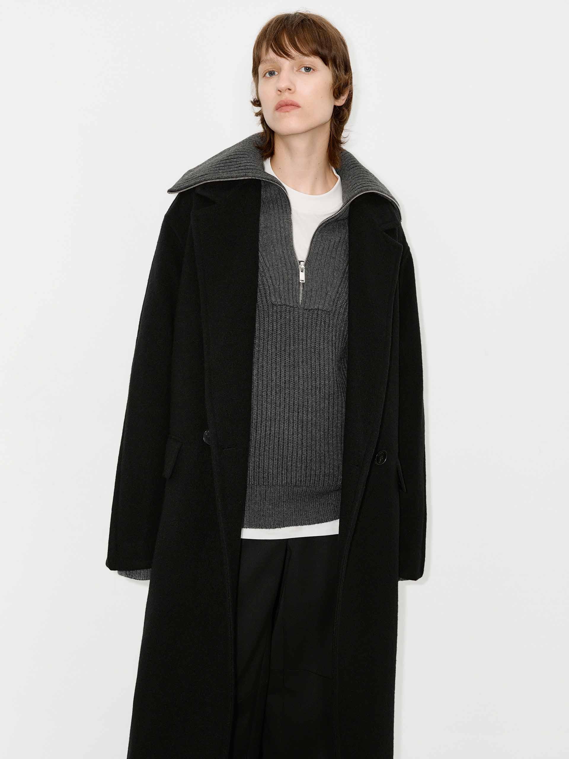 Double Breasted Belted Coat - Image 15