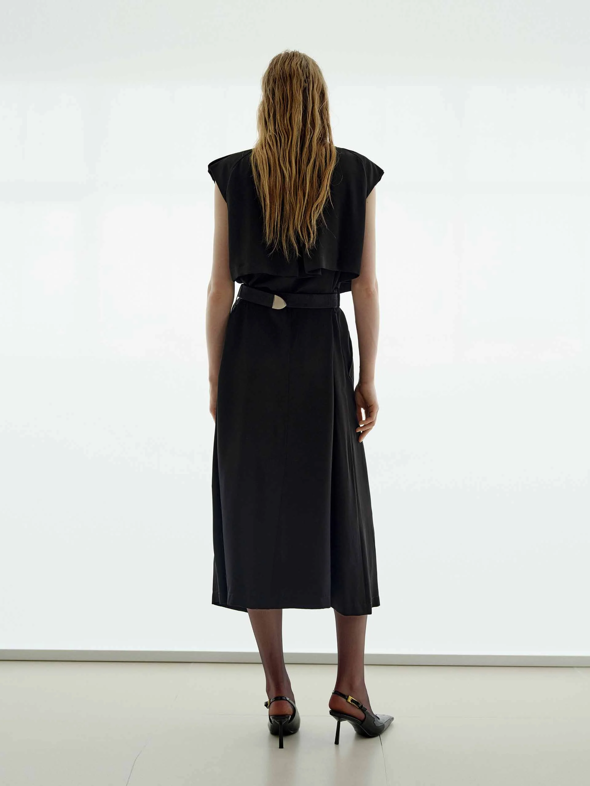 Double-breasted Midi Dress - Image 11