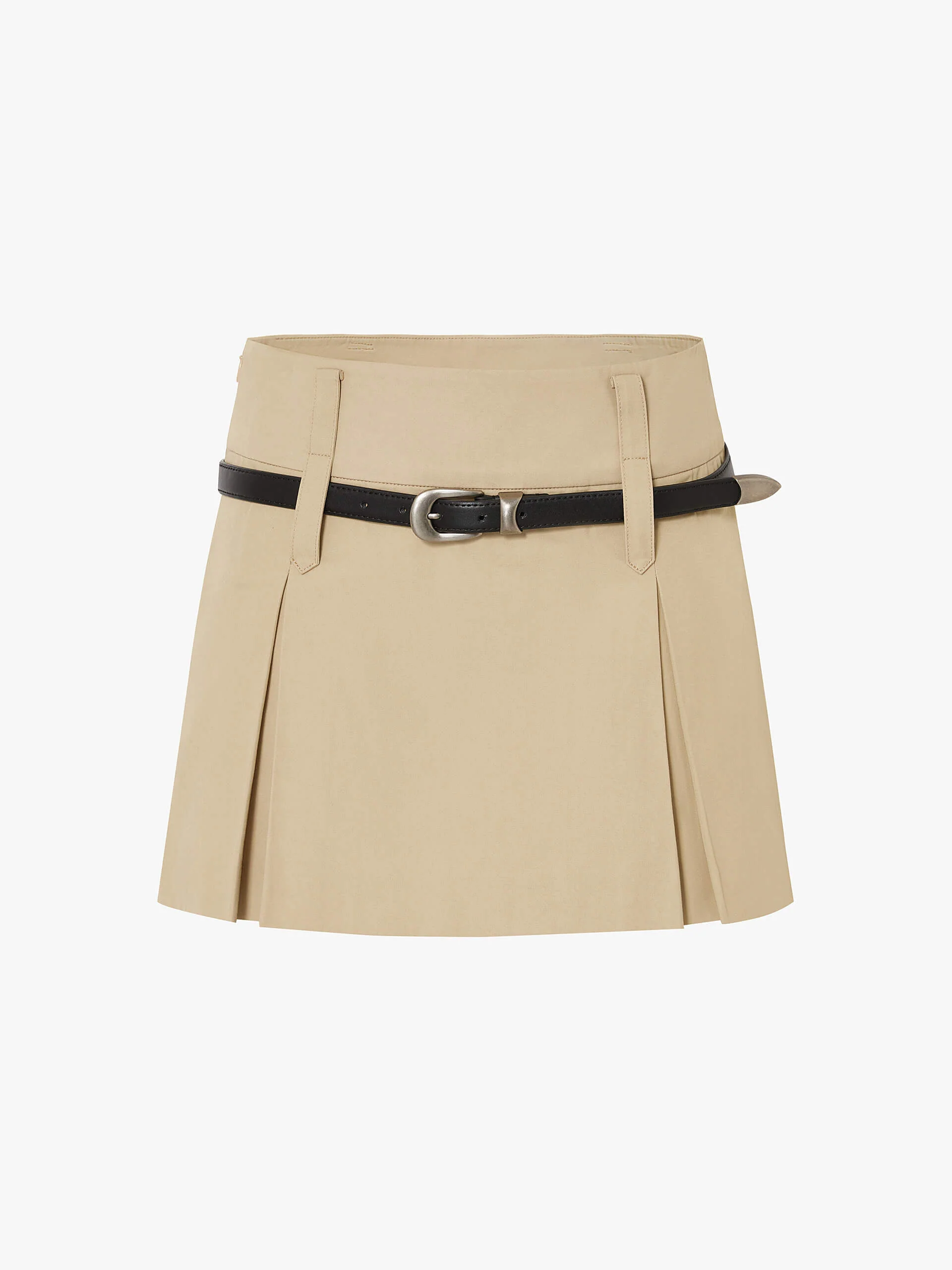 Double Waist Loop Mini Skirt - Image 5