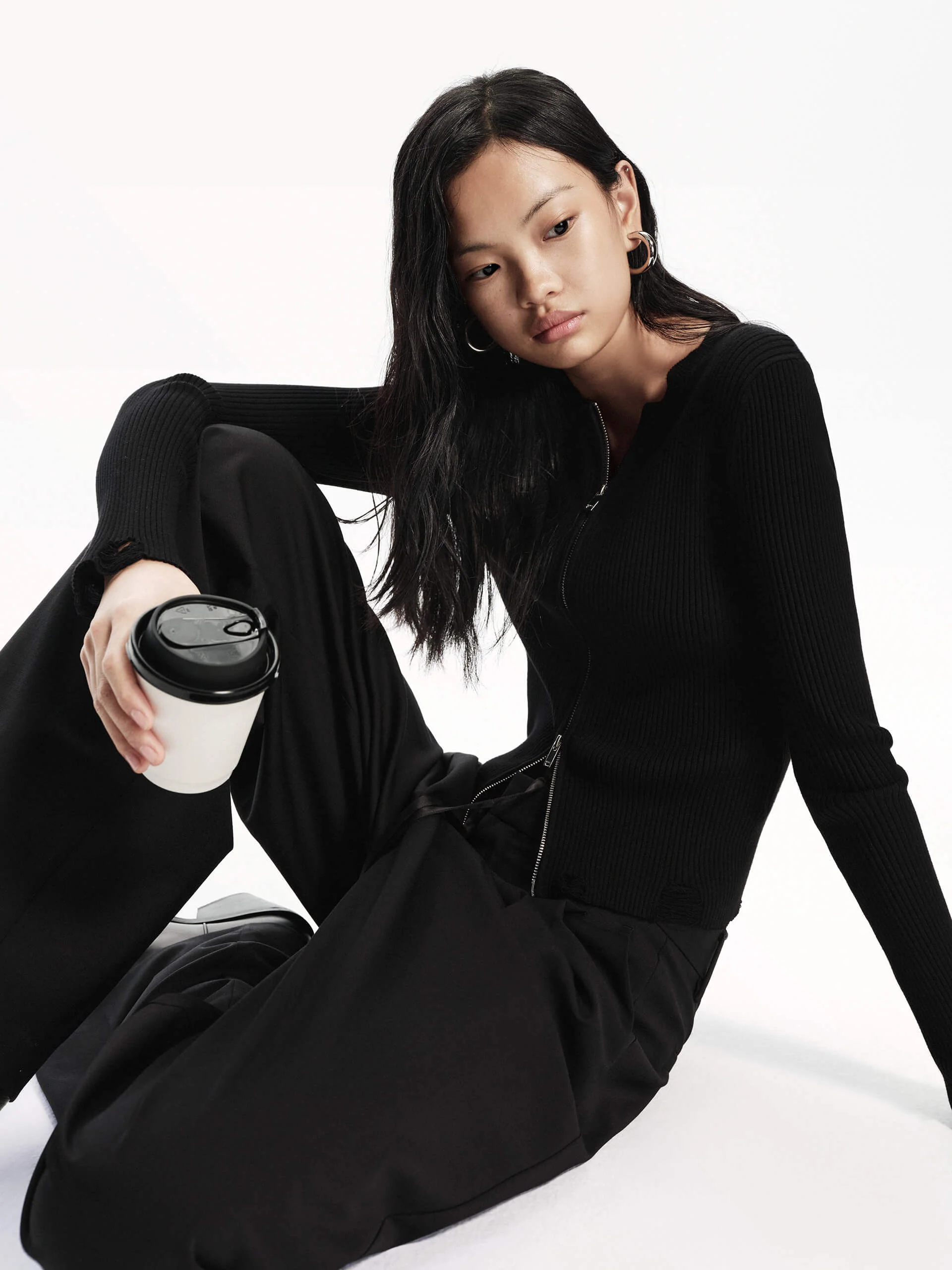 Double Waist Wool Pants - Image 8