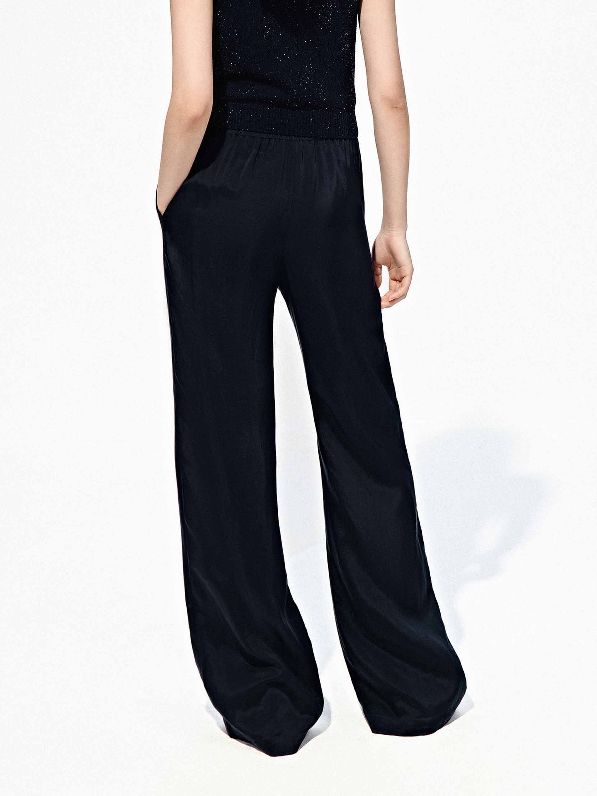 Draped Straight Drawstring Pants - Image 6