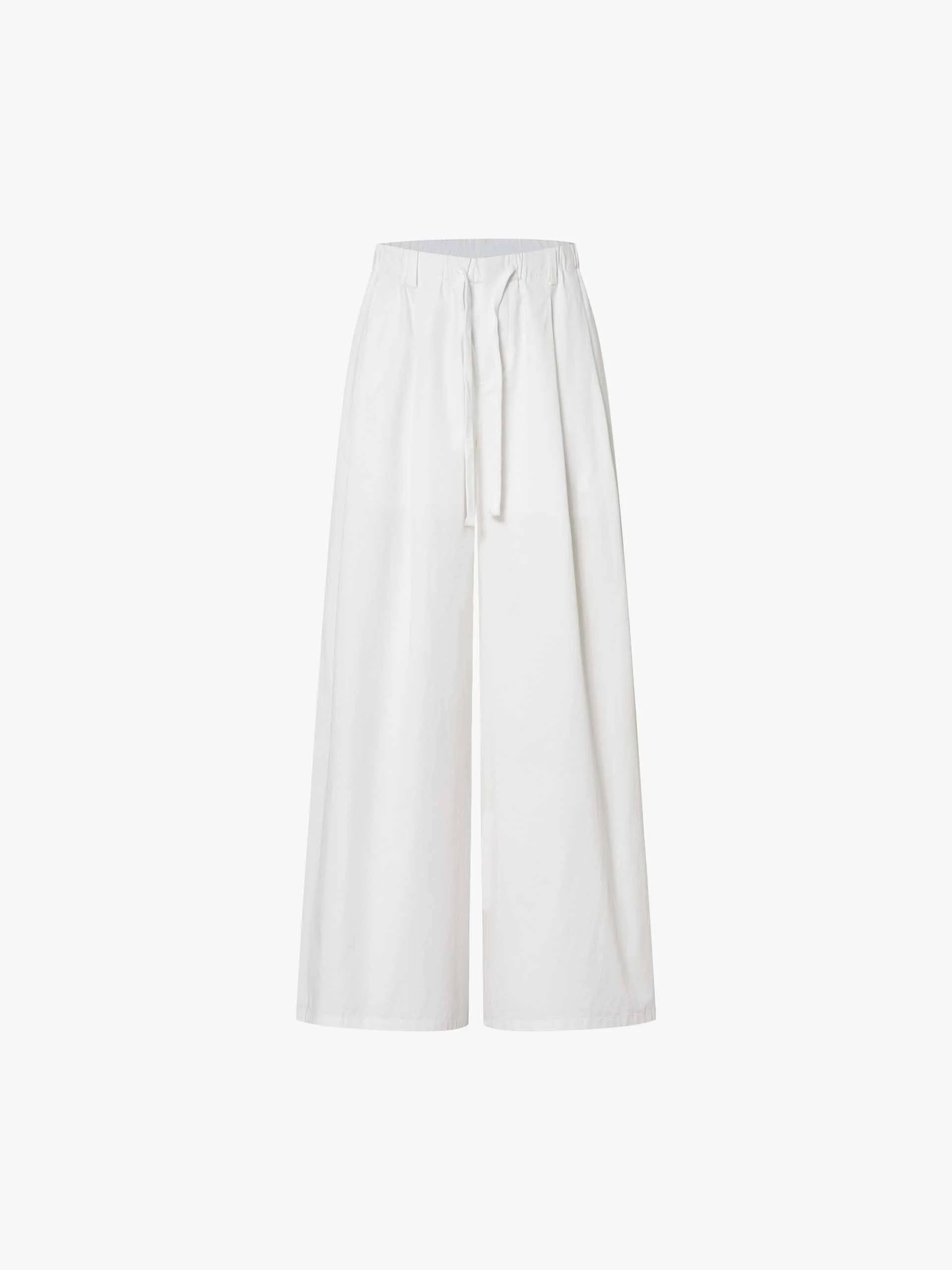 Drawstring Adjustable Pleated Pants - Image 5