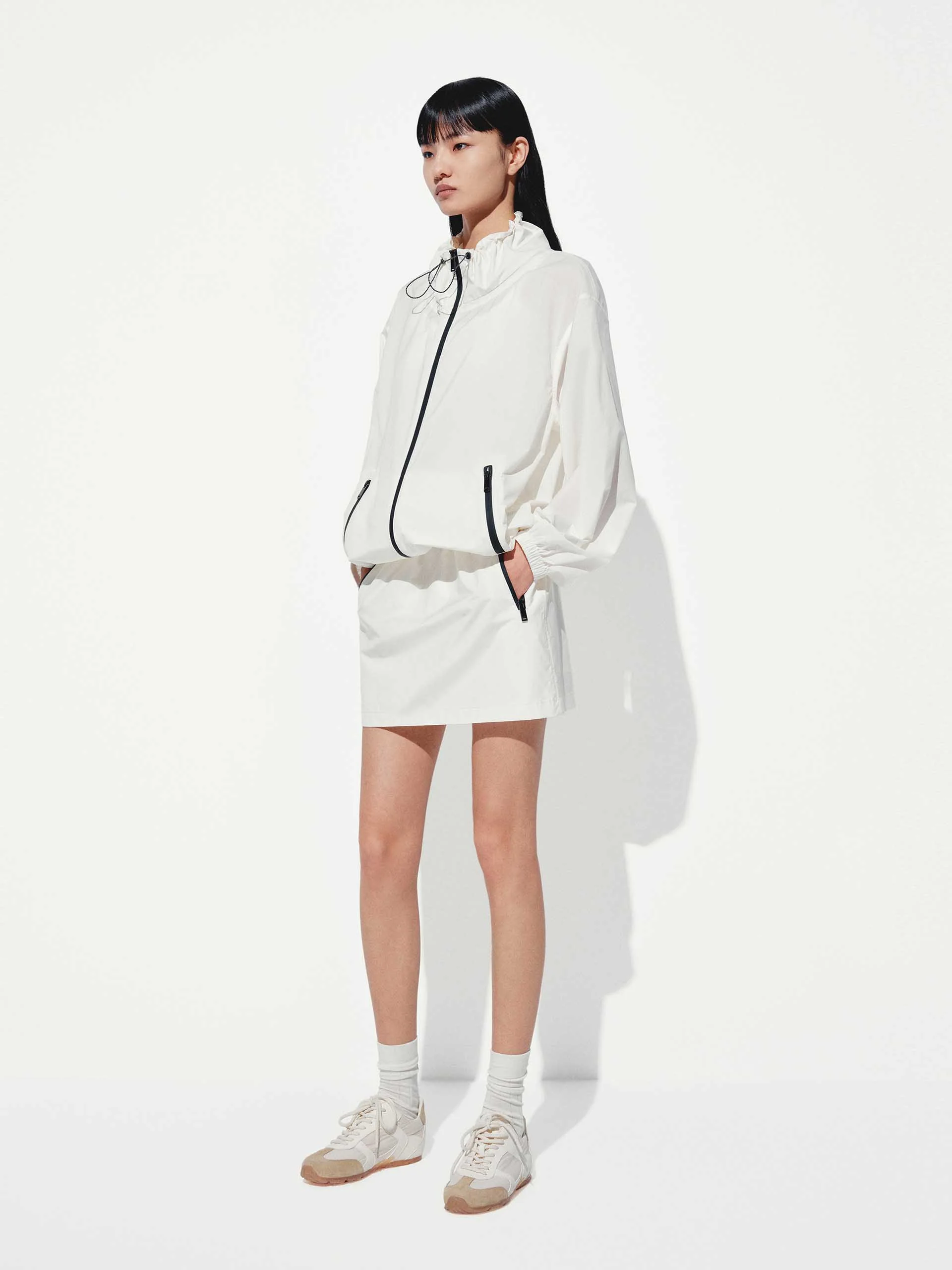 Drawstring Detail Outdoor Jacket - Image 10