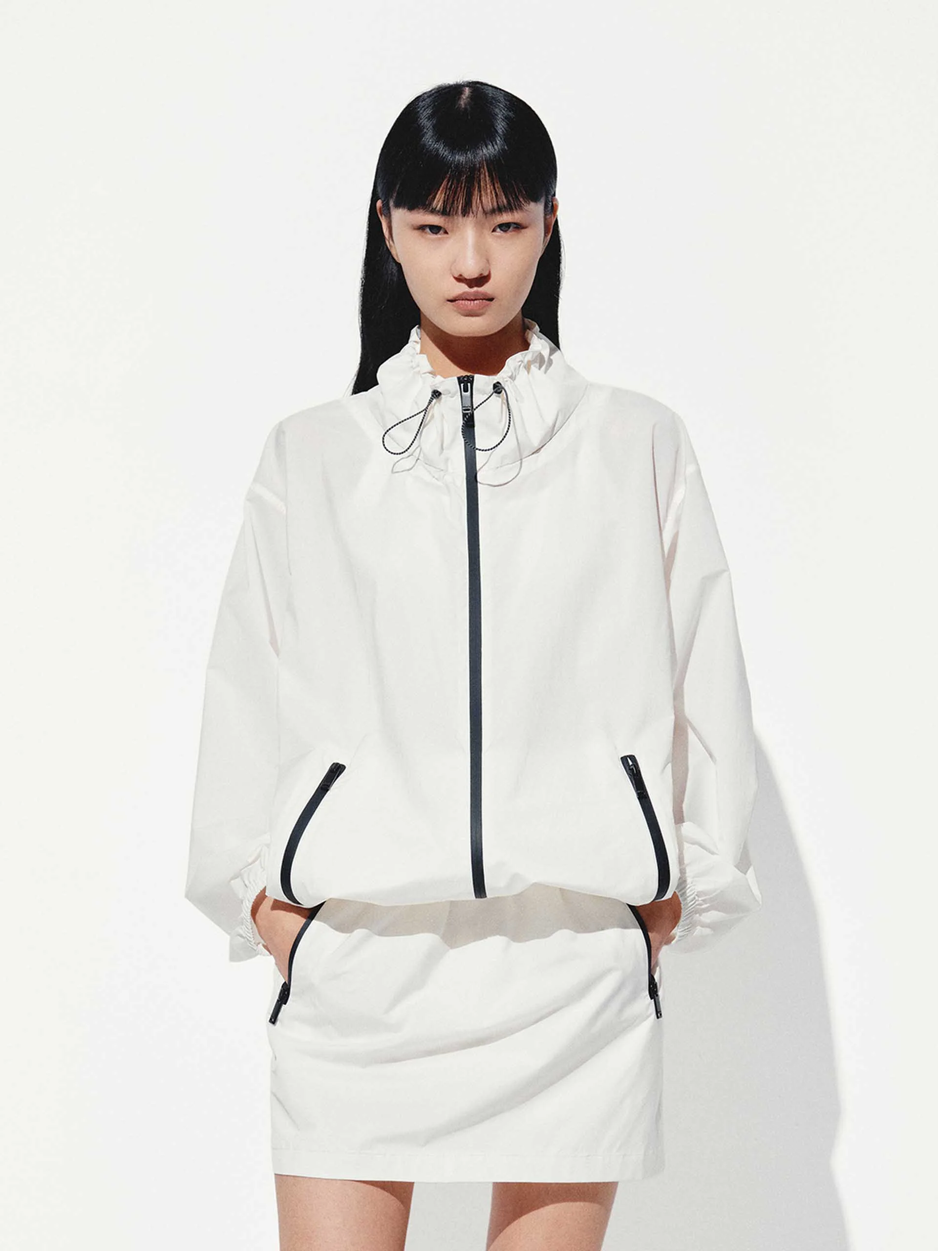 Drawstring Detail Outdoor Jacket - Image 9