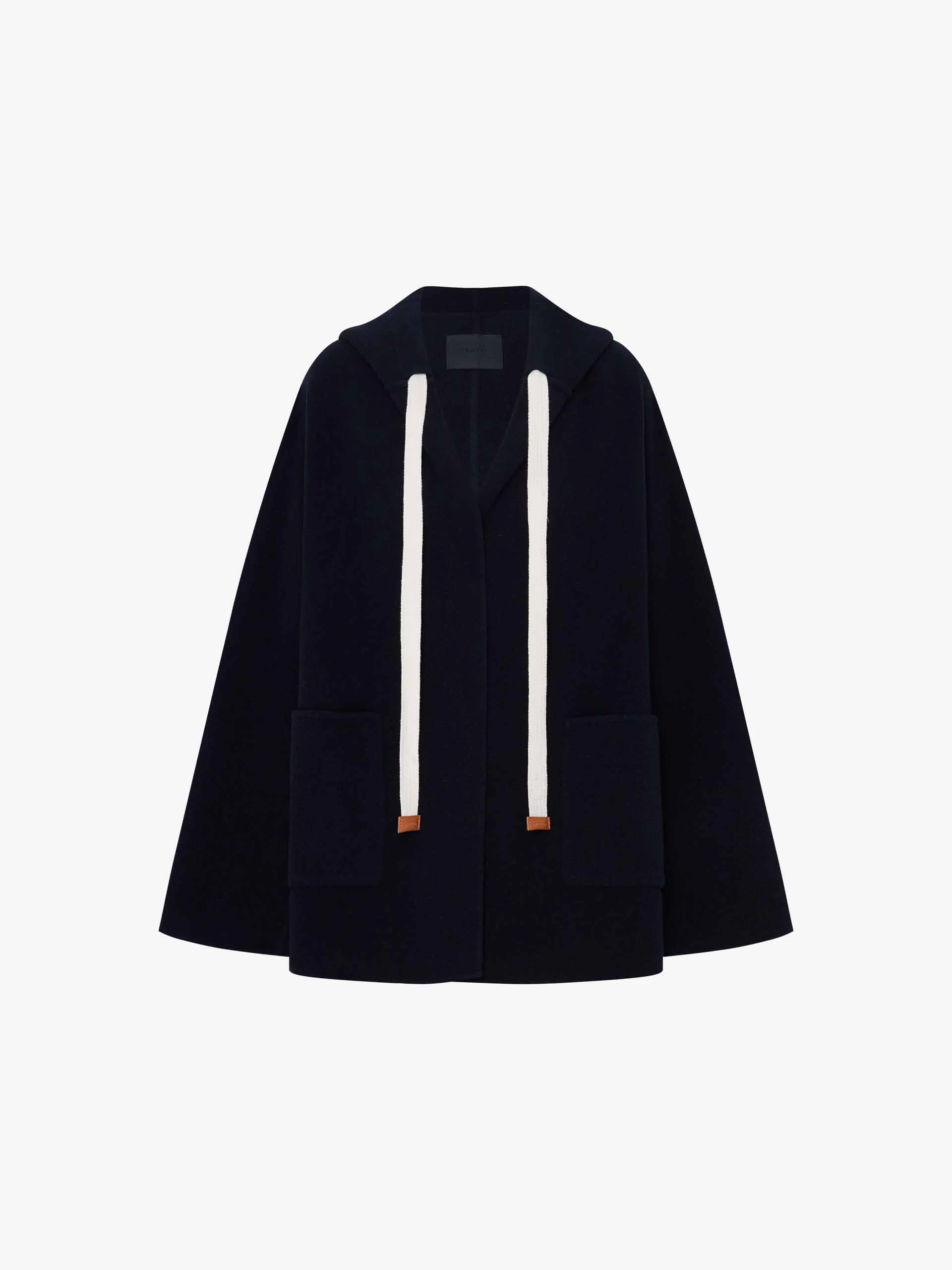 Drawstring Detail Wool Coat - Image 20