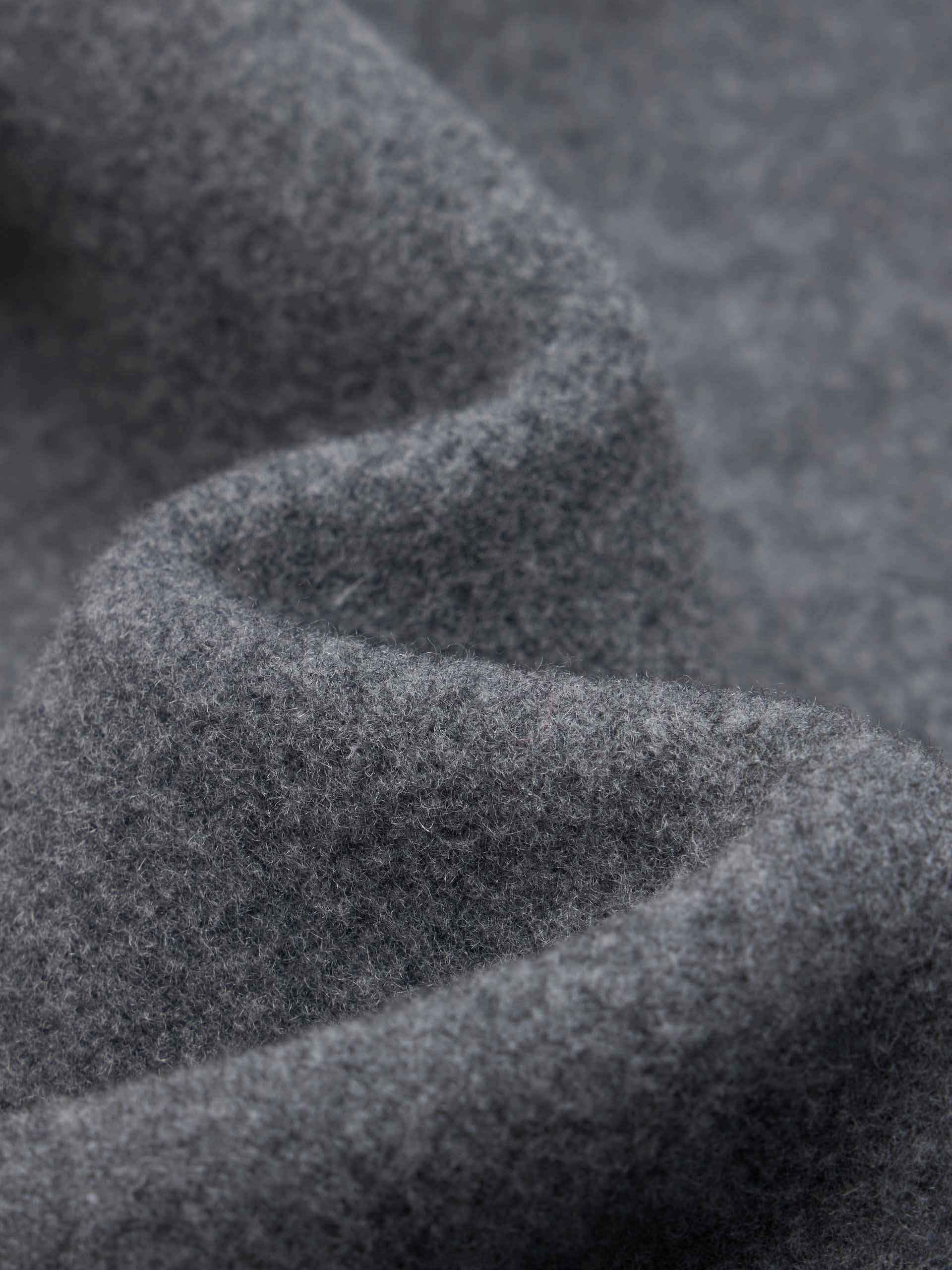 Drawstring Detail Wool Coat - Image 4