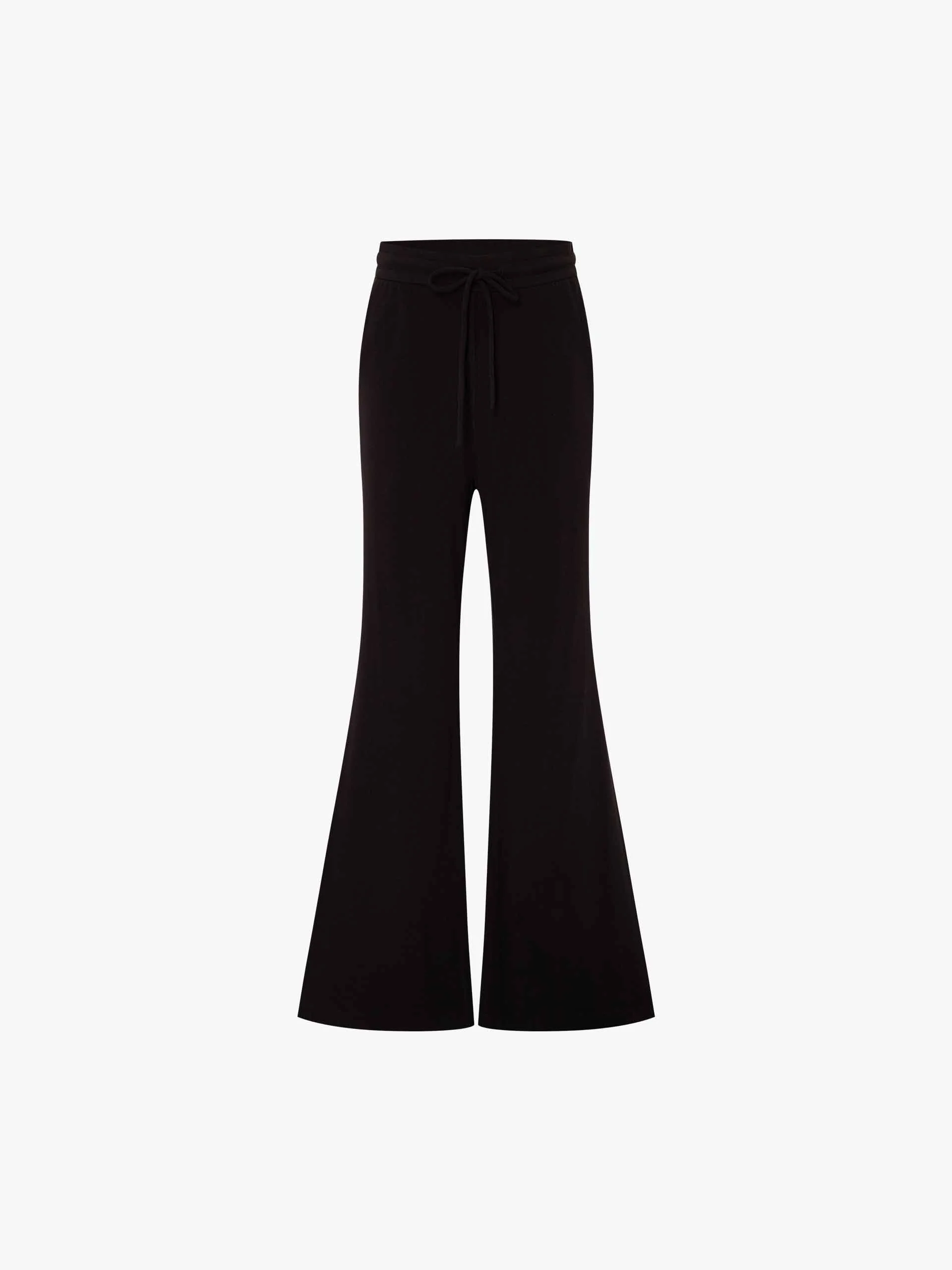 Drawstring Flared Trousers - Image 13