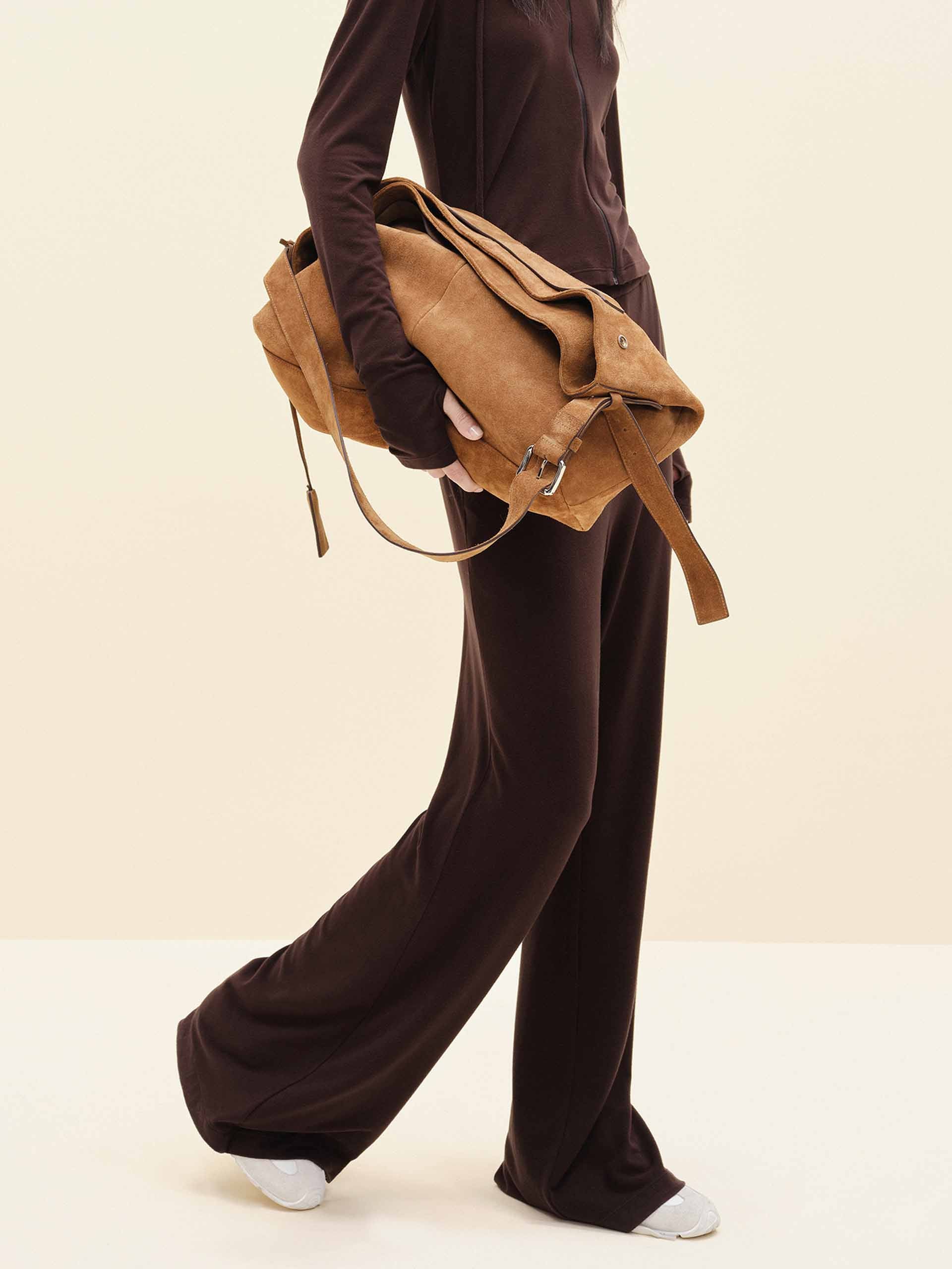 Drawstring Flared Trousers - Image 15