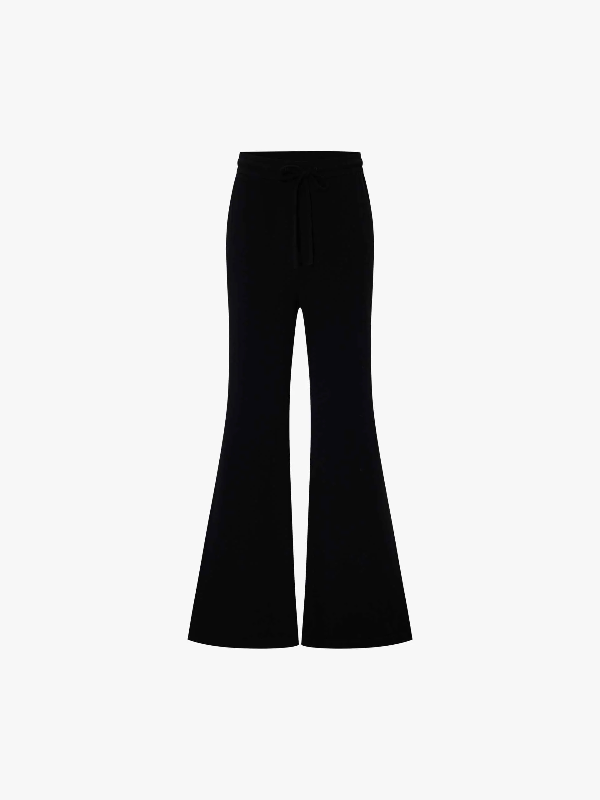 Drawstring Flared Trousers - Image 5