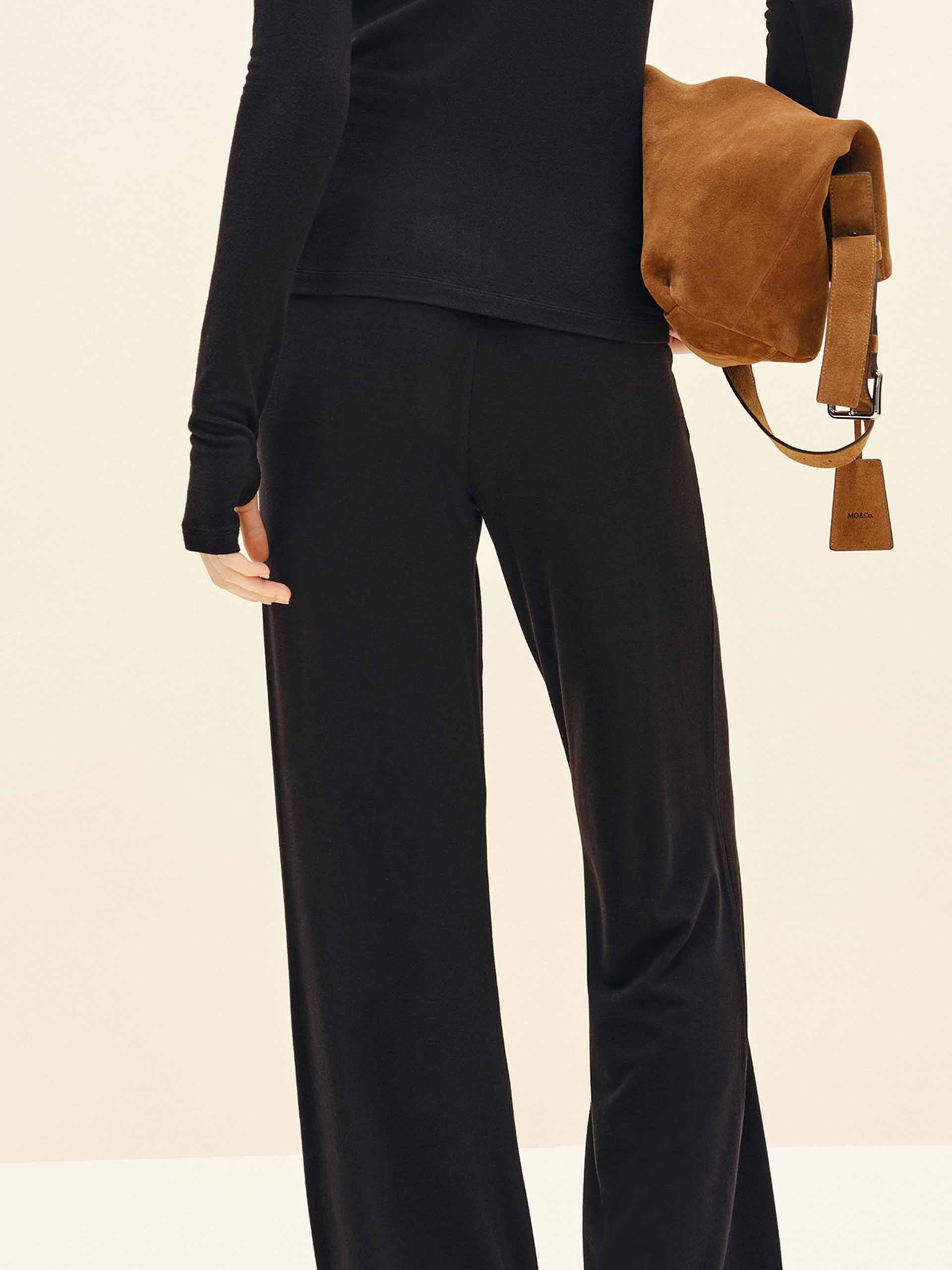 Drawstring Flared Trousers - Image 8