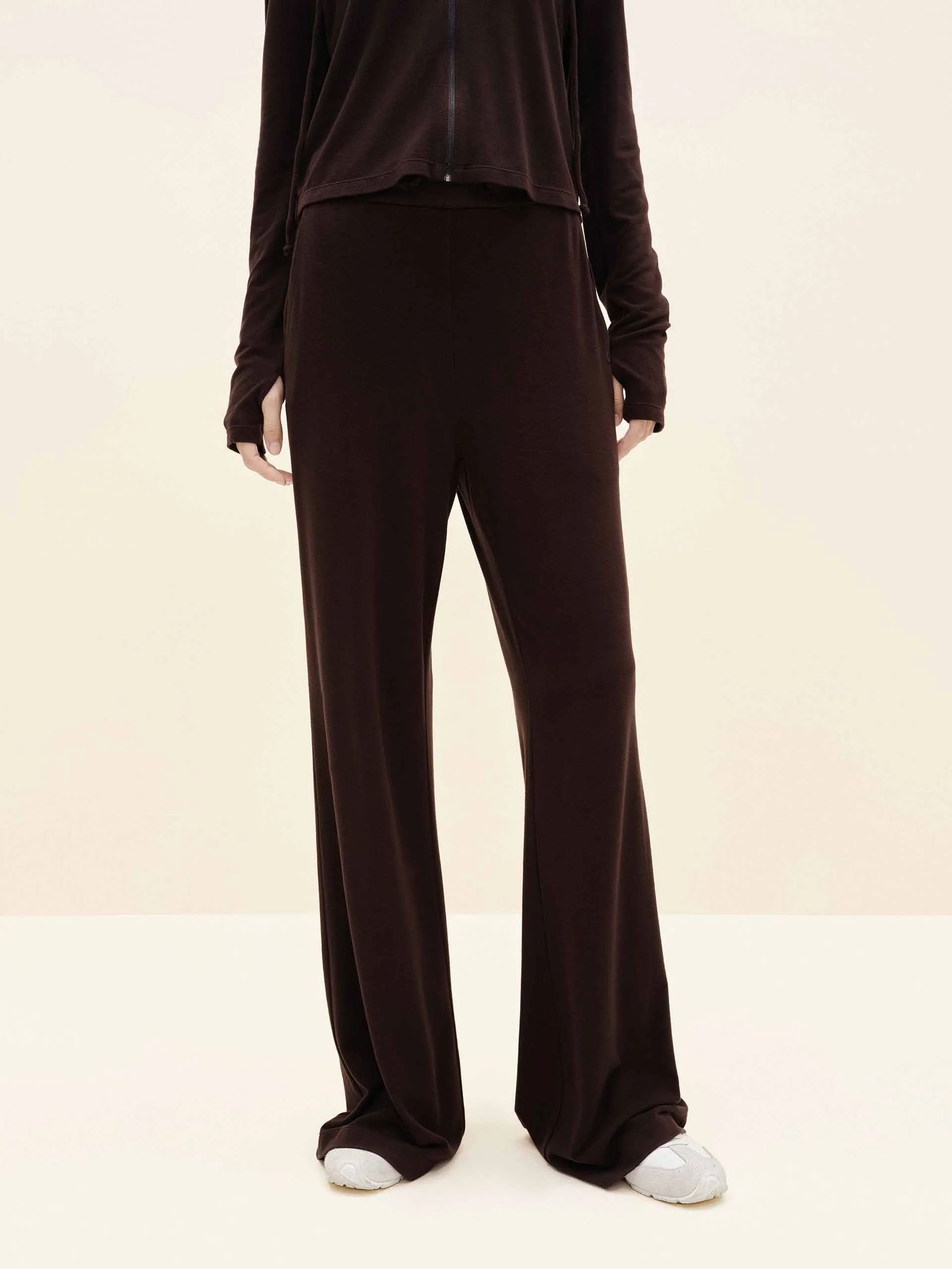 Drawstring Flared Trousers - Image 9