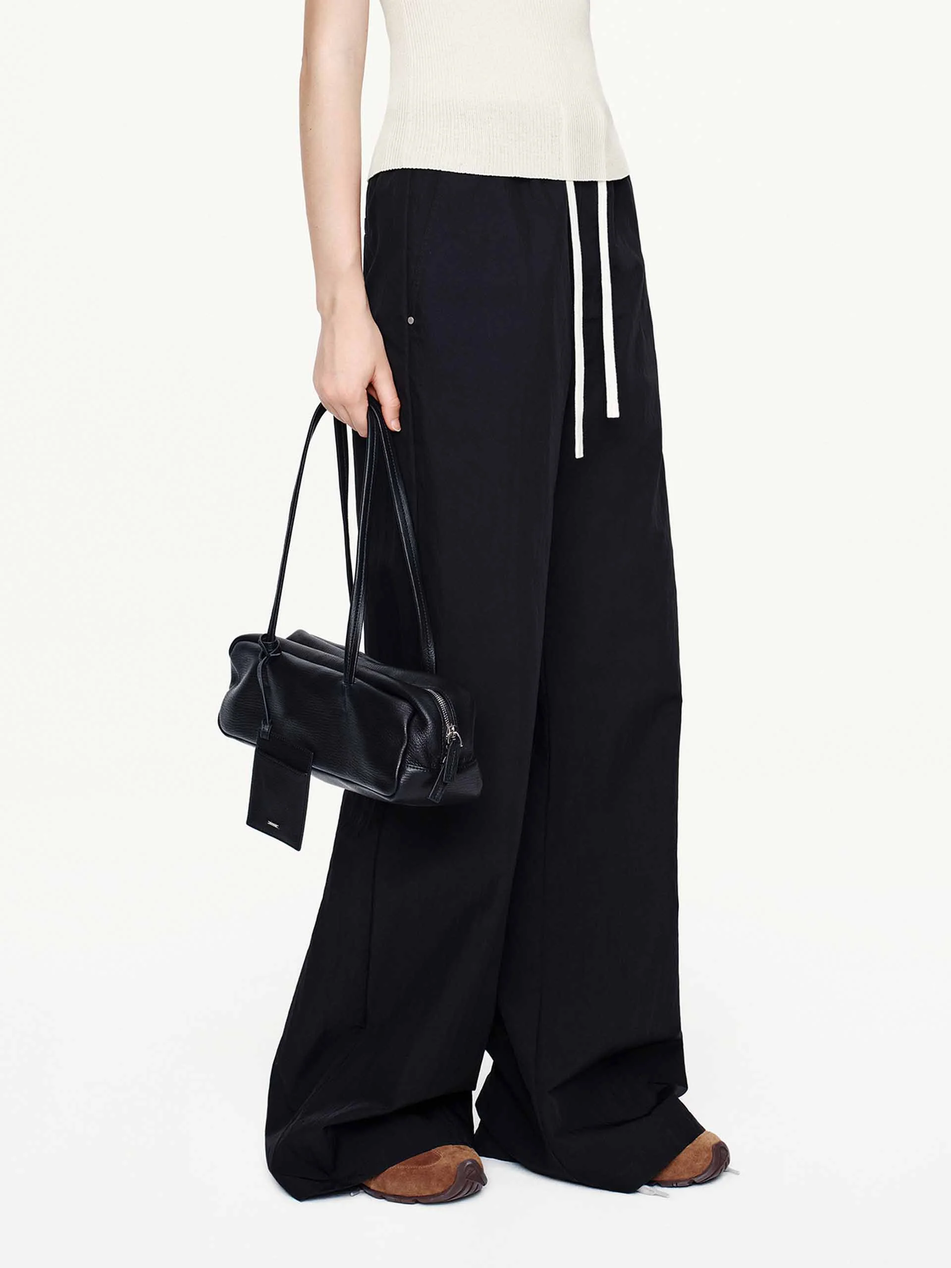 Drawstring High Waist Trousers - Image 7