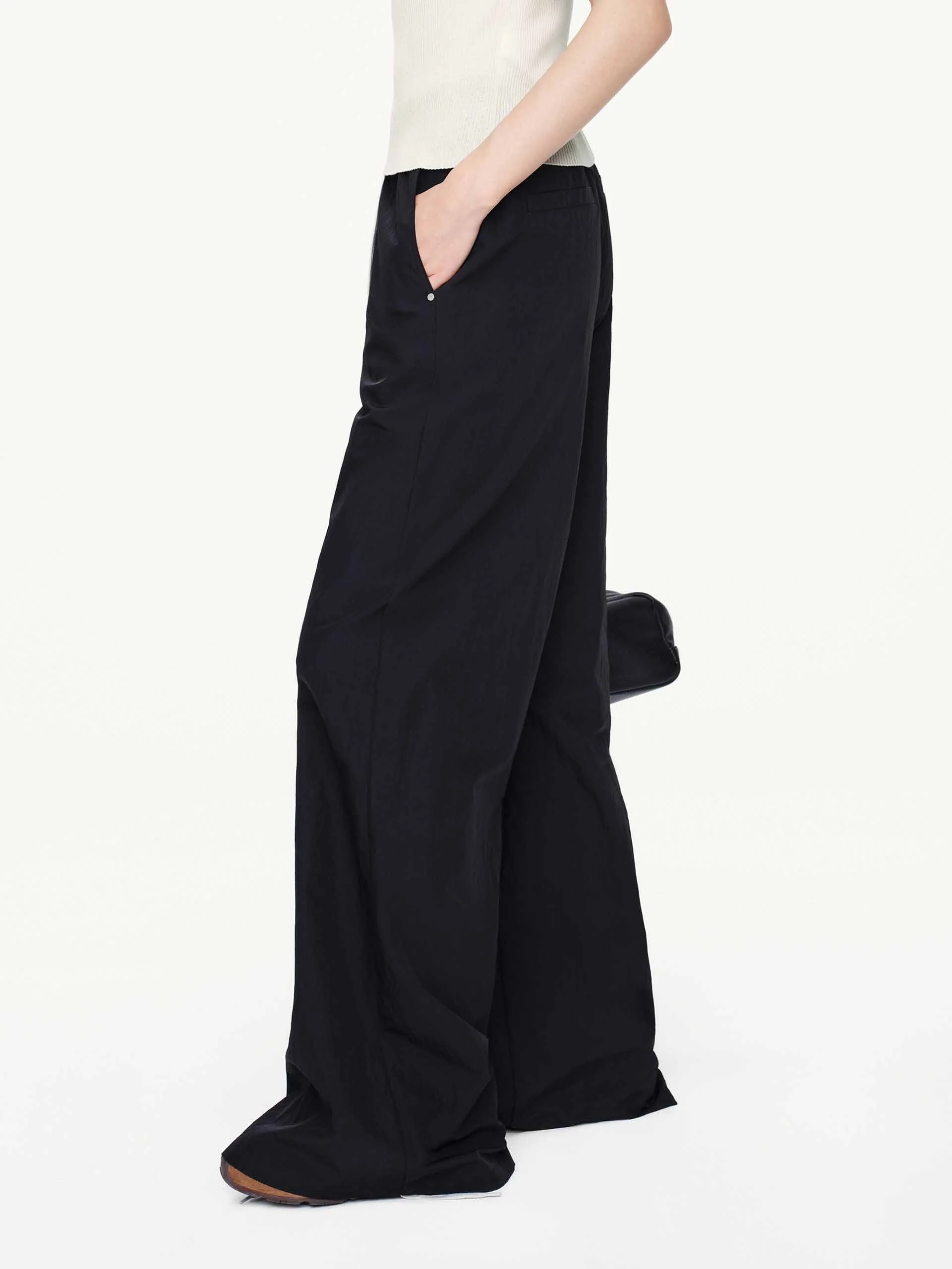 Drawstring High Waist Trousers - Image 8