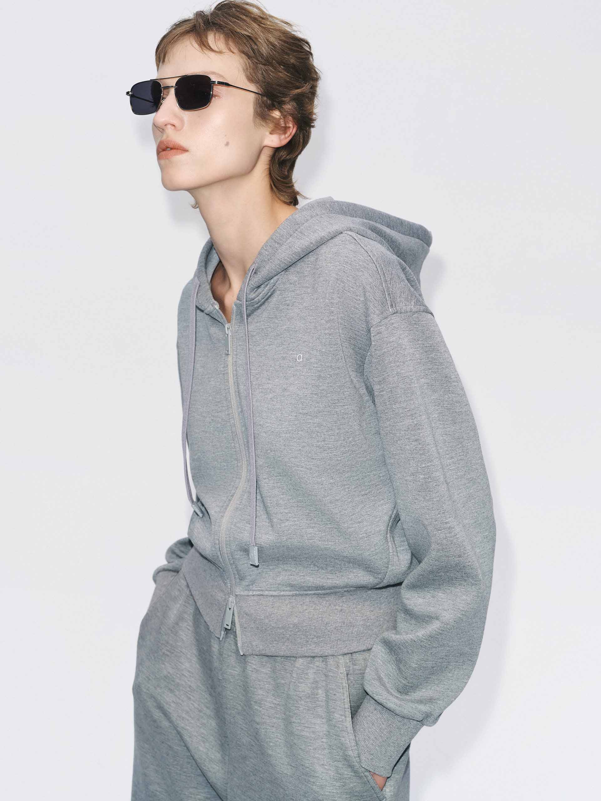 Drawstring Hooded Active Jacket - Image 3