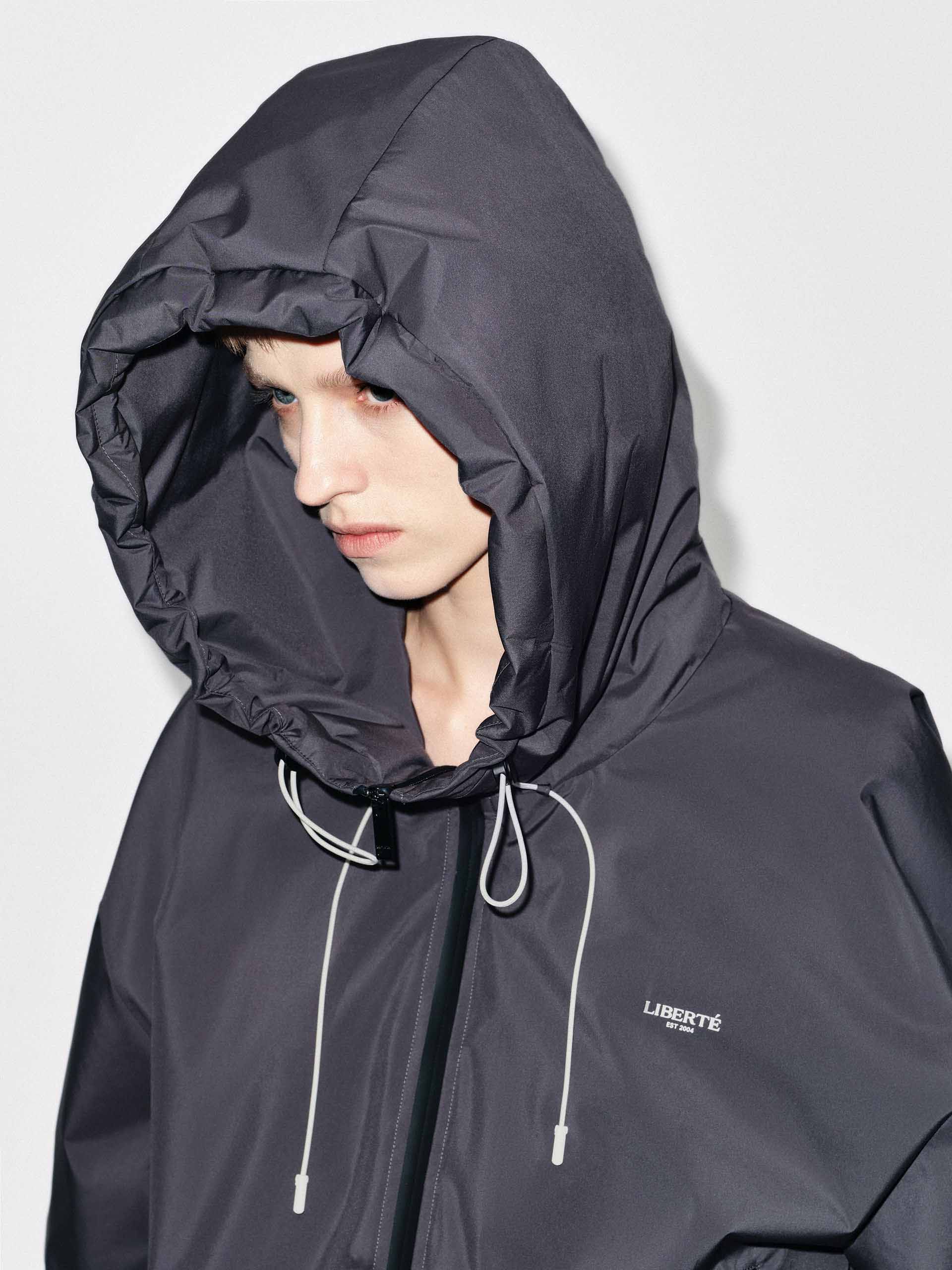 Drawstring Hooded Down Jacket - Image 15